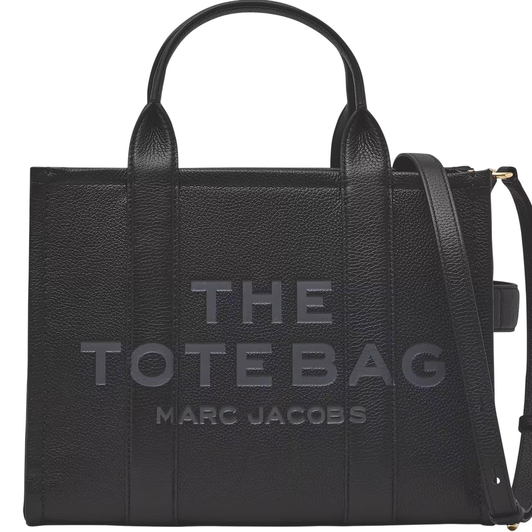 Túi Marc Jacobs The Leather Medium Tote Bag Black H004L01PF21 5