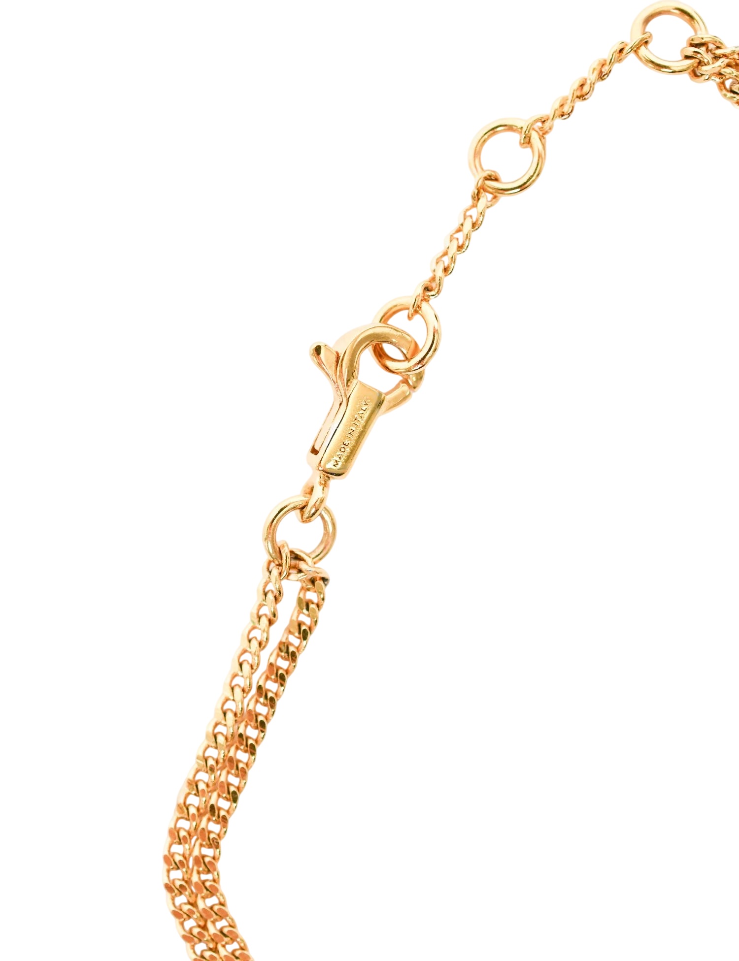 Vòng tay Celine Gold Tone Triomphe Suspended Bracelet 7
