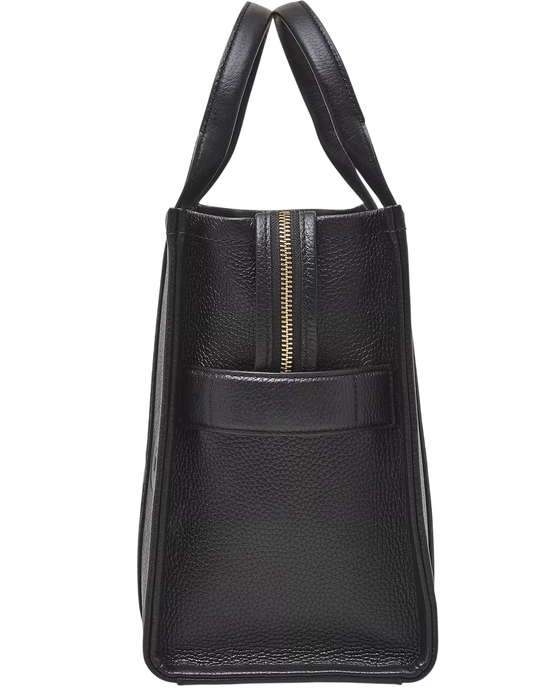 Túi Marc Jacobs The Leather Medium Tote Bag Black H004L01PF21 2