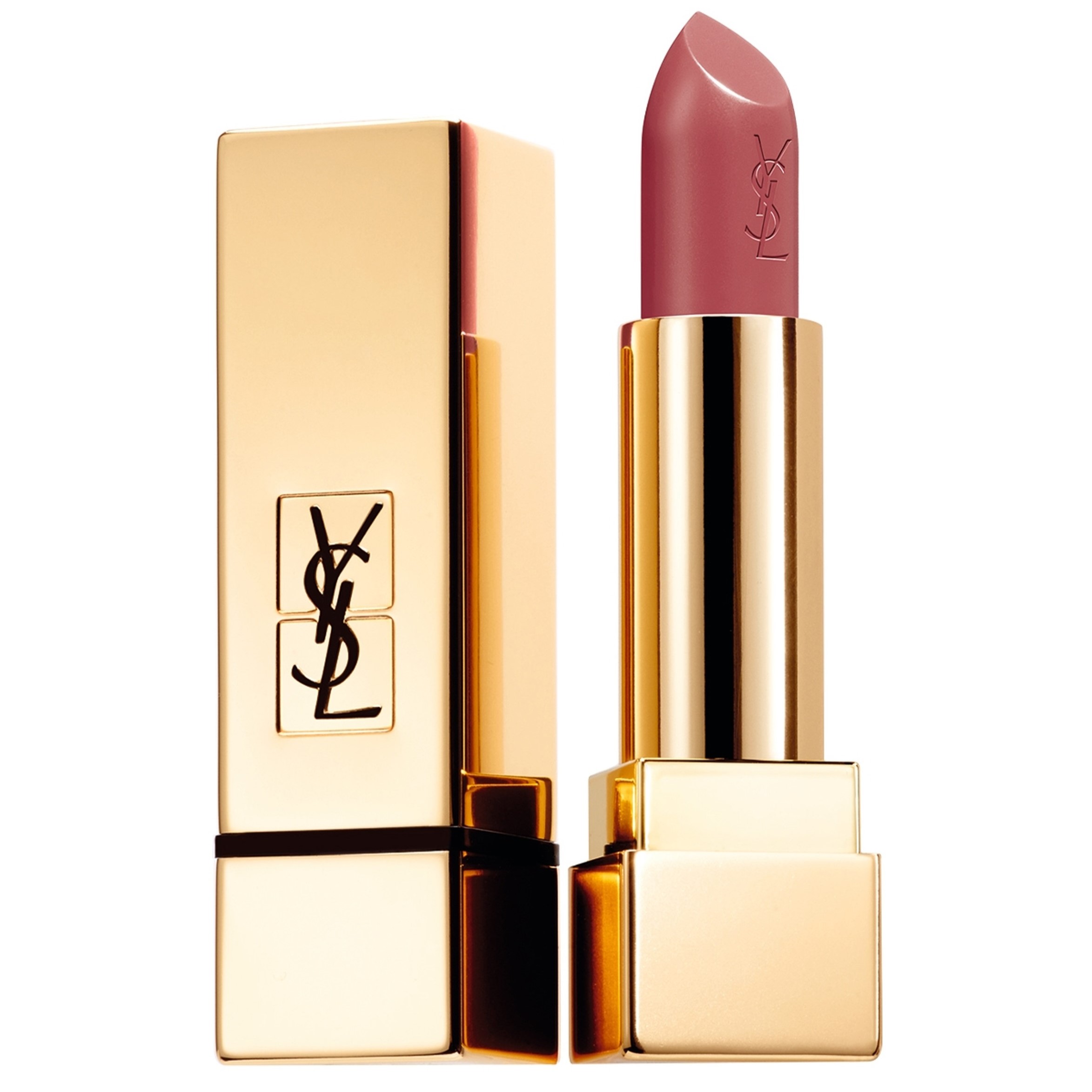 SON YSL YVES SAINT LAURENT ROUGE PUR COUTURE SATIN RADIANCE 84 NUDE FOUGUEUX LIPSTICK 5
