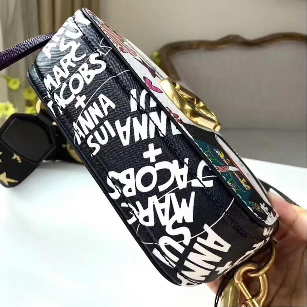 Túi đeo chéo nữ Marc Jacobs da thật | Túi xách Anna Sui Crossbody Snapshot Camera bag mẫu mới nhất 12