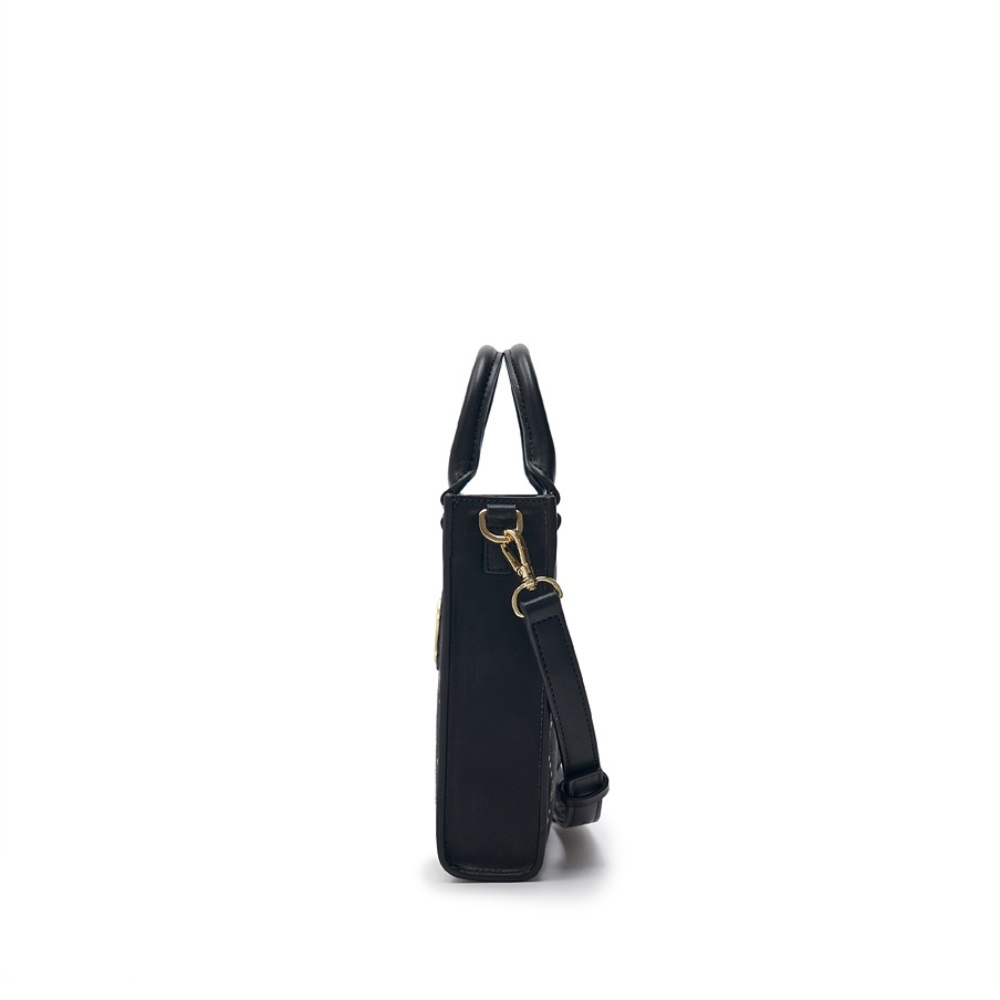 Túi MLB Korea Diamond Monogram Mini Tote Bag New York Yankees Black 7ACRMD34N-50BKS 6