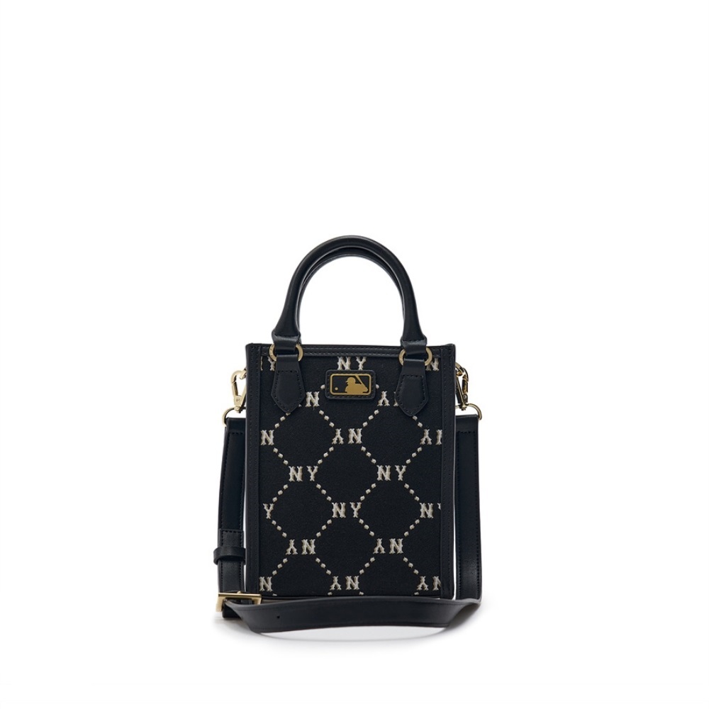 Túi MLB Korea Diamond Monogram Mini Tote Bag New York Yankees Black 7ACRMD34N-50BKS 11