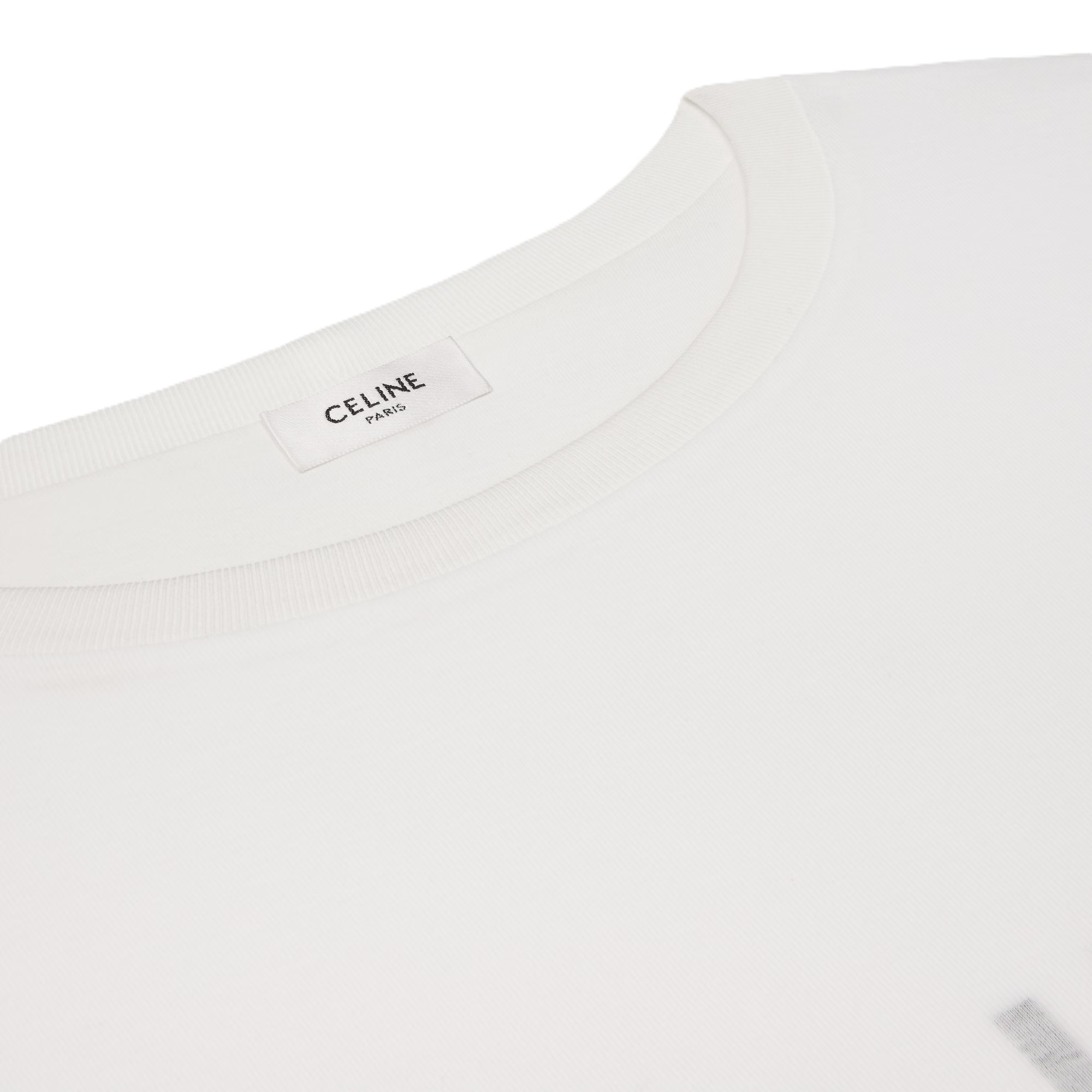 Áo thun Celine Double Layered T-shirt In Fine Cotton Jersey 5