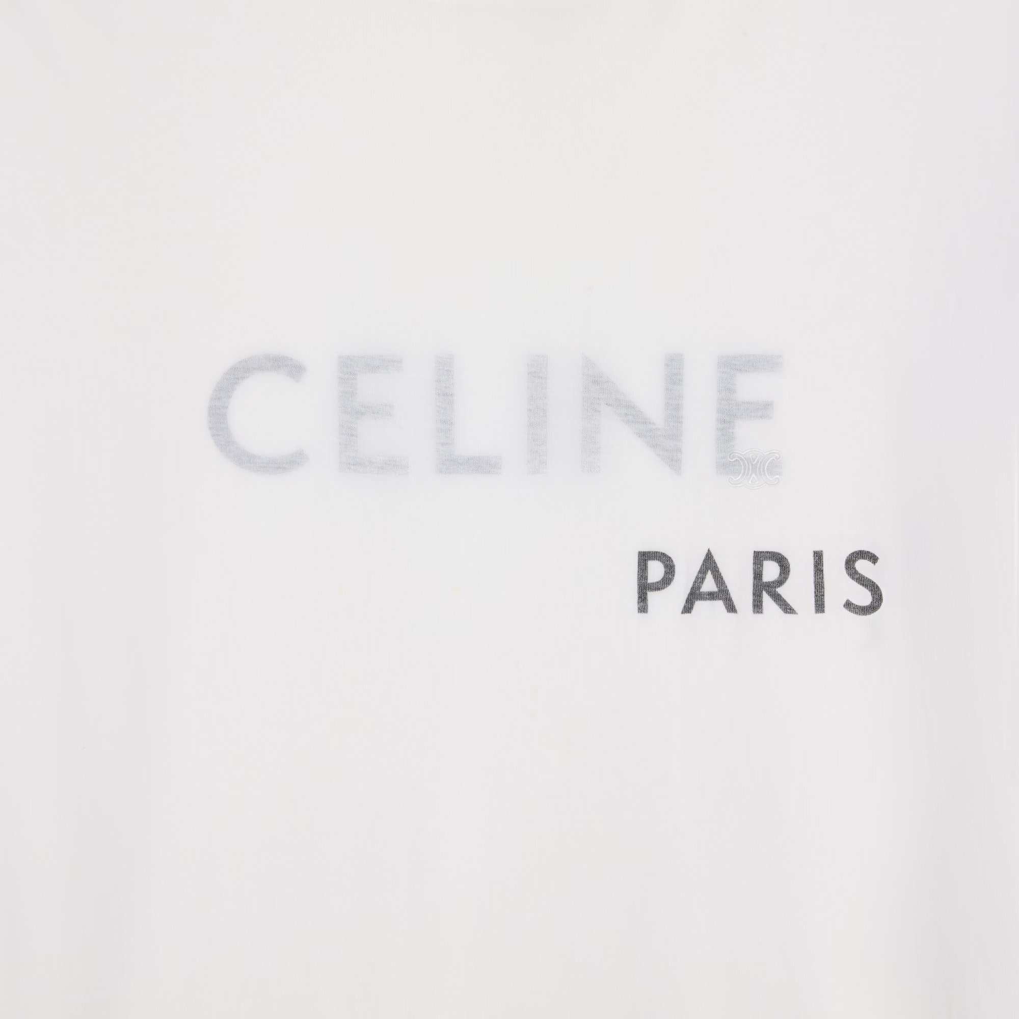 Áo thun Celine Double Layered T-shirt In Fine Cotton Jersey 9