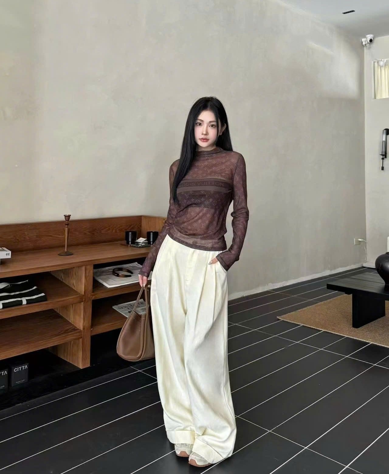 Áo giữ nhiệt nữ LV cổ lọ 7