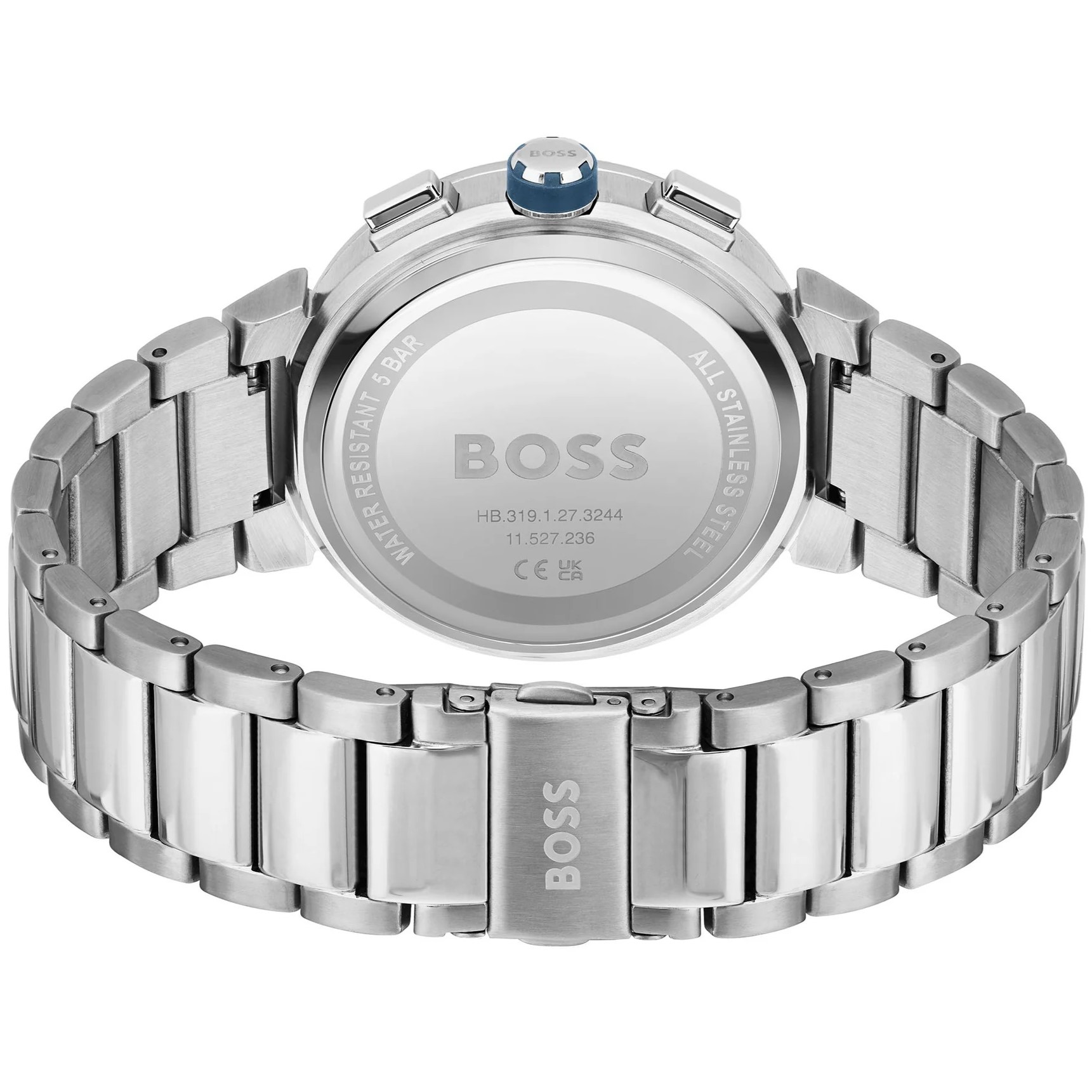 ĐỒNG HỒ NAM HUGO BOSS STAINLESS STEEL BLUE DIAL CHRONOGRAPH MENS WATCH 1513999 2