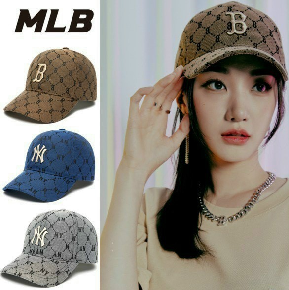 NÓN KẾT MLB MONOGRAM DIAMOND JACQUARD BOSTON CAP 5