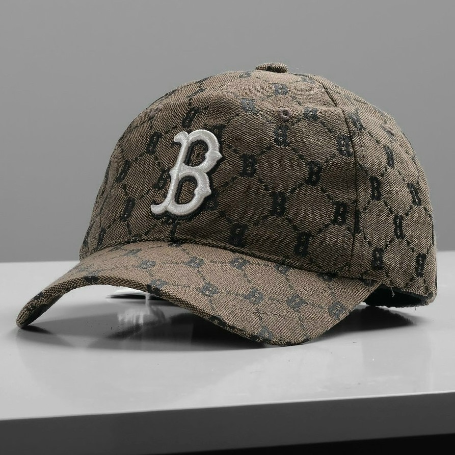 NÓN KẾT MLB MONOGRAM DIAMOND JACQUARD BOSTON CAP 9