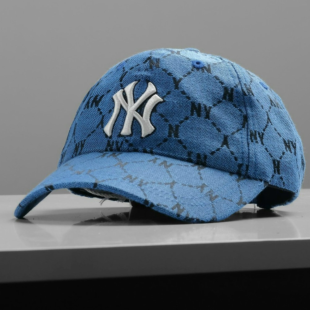 NÓN KẾT MLB MONOGRAM DIAMOND JACQUARD UNSTRUCTURED BALL CAP NEW YORK YANKEES CAP UNISEX 16