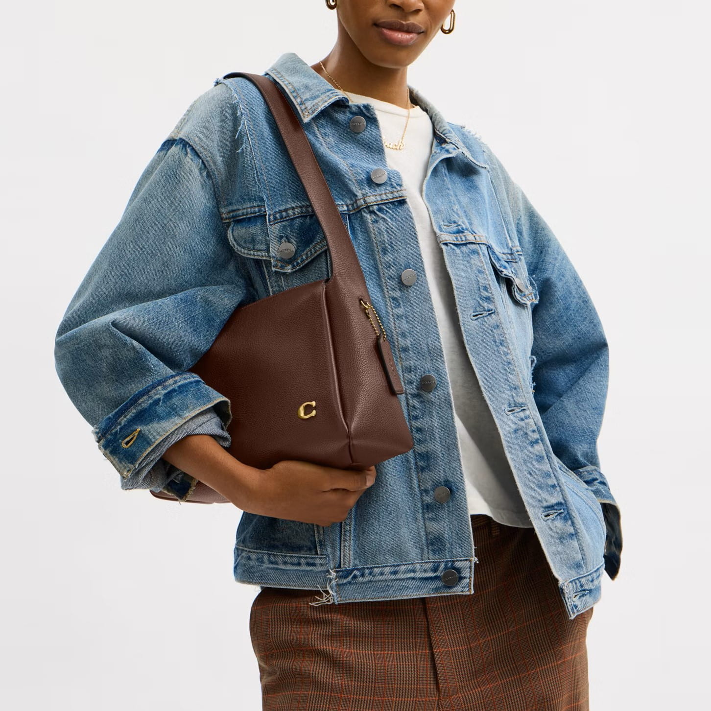 Túi Coach nữ Lola Shoulder Bag Maple CCC45 9