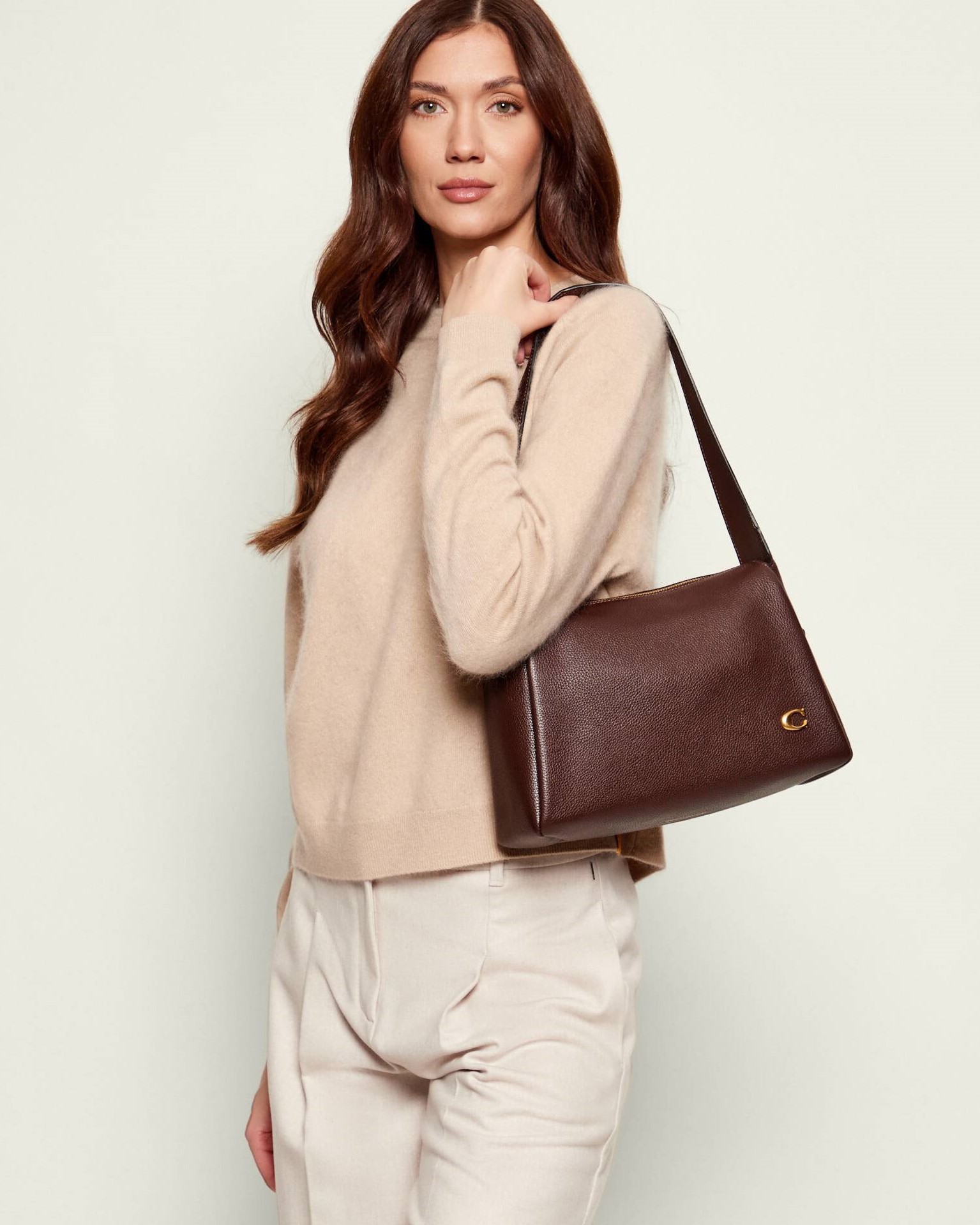 Túi Coach nữ Lola Shoulder Bag Maple CCC45 8