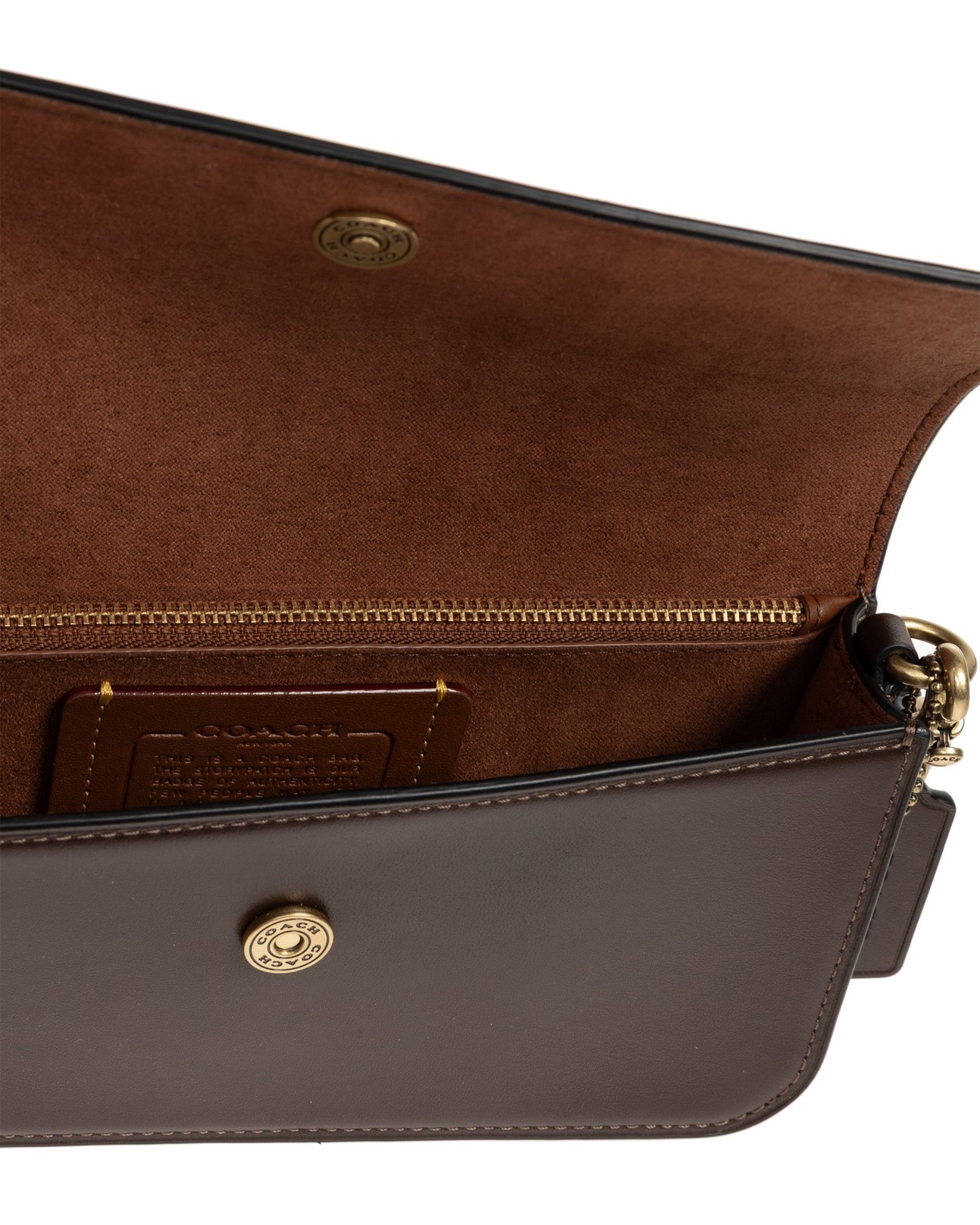 Túi Coach Elora Top Handle Leather Crossbody Clutch Bag Maple CCY30 3