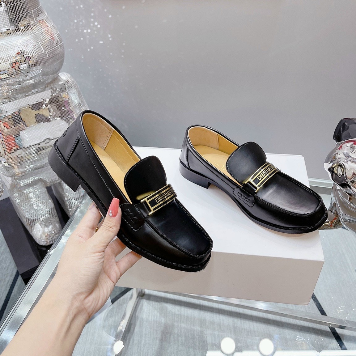 Giày lười logo thương hiệu Dior CD 2022 cao cấp mẫu mới cho nữ nhẹ đi êm  chân đế cói thủ công  Shopee Việt Nam