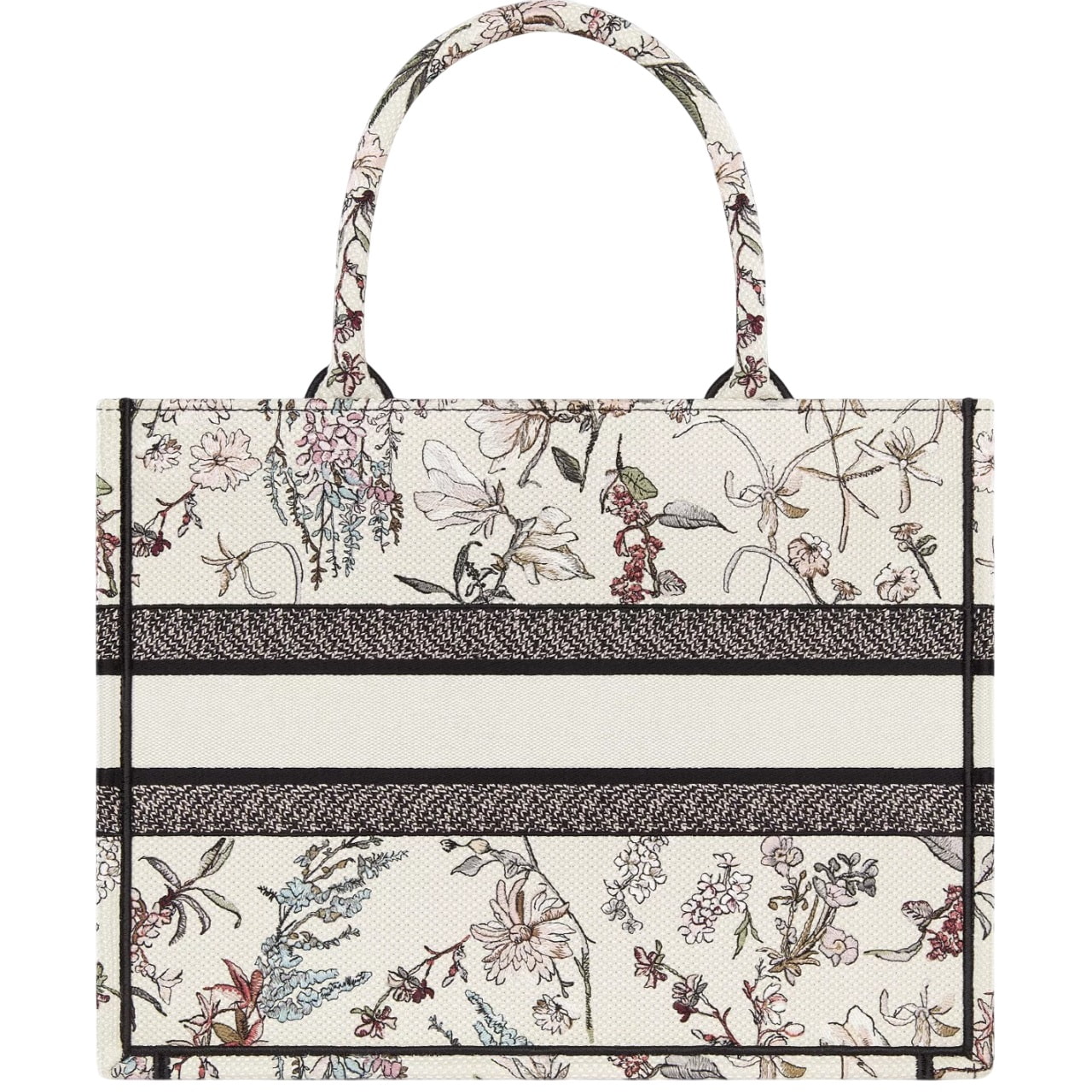 Túi cầm tay nữ Medium Dior Book Tote Beige Millefiori Embroidery 5