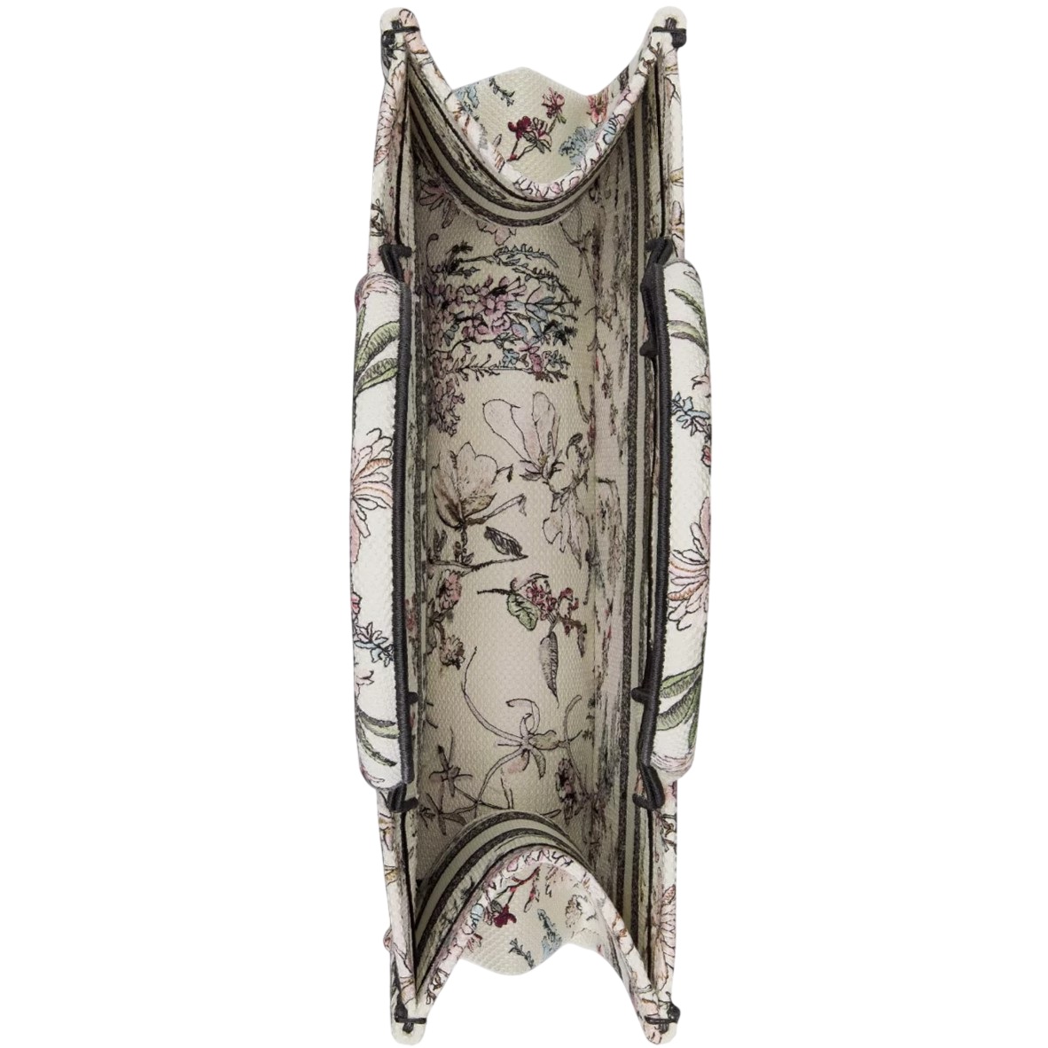 Túi cầm tay nữ Medium Dior Book Tote Beige Millefiori Embroidery 1
