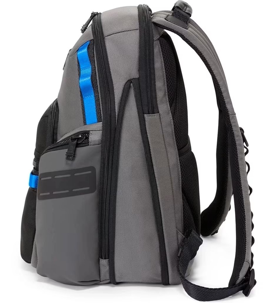 Balo Du Lịch Tumi Alpha Bravo Navigation Backpack Grey Blue 3