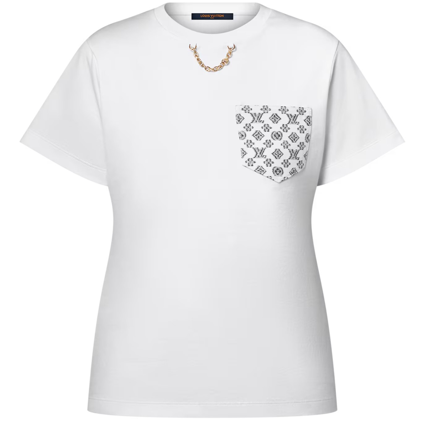 Áo LV nữ Louis Vuitton Signature Plaque T-Shirt 2