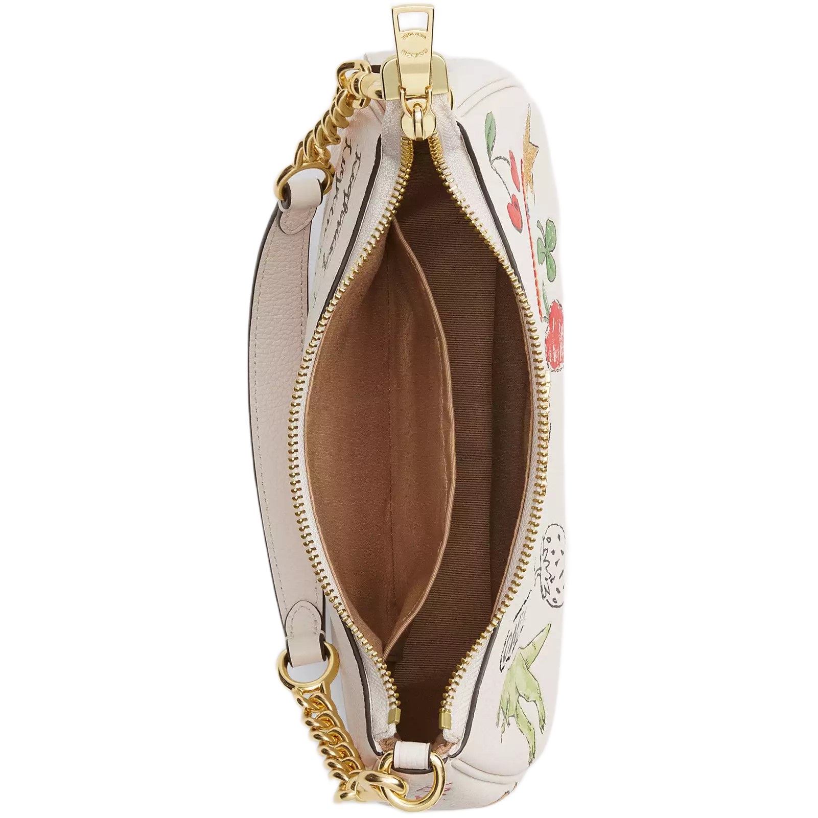 Túi đeo vai Coach Teri Shoulder Bag Sketch Print Chalk Multi CAK17 8