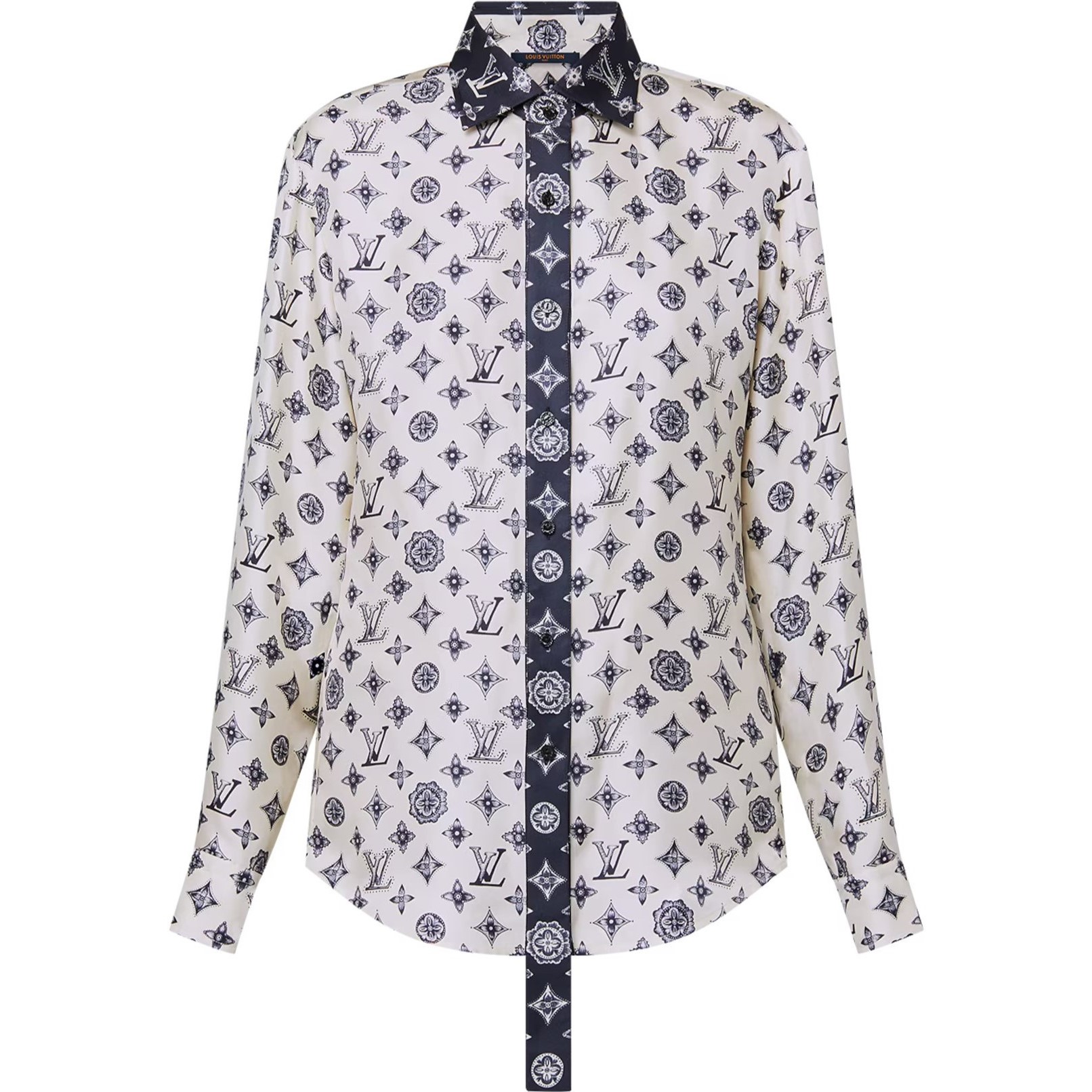 Áo sơ mi lụa LV Louis Vuitton Monogram Silk Shirt 1