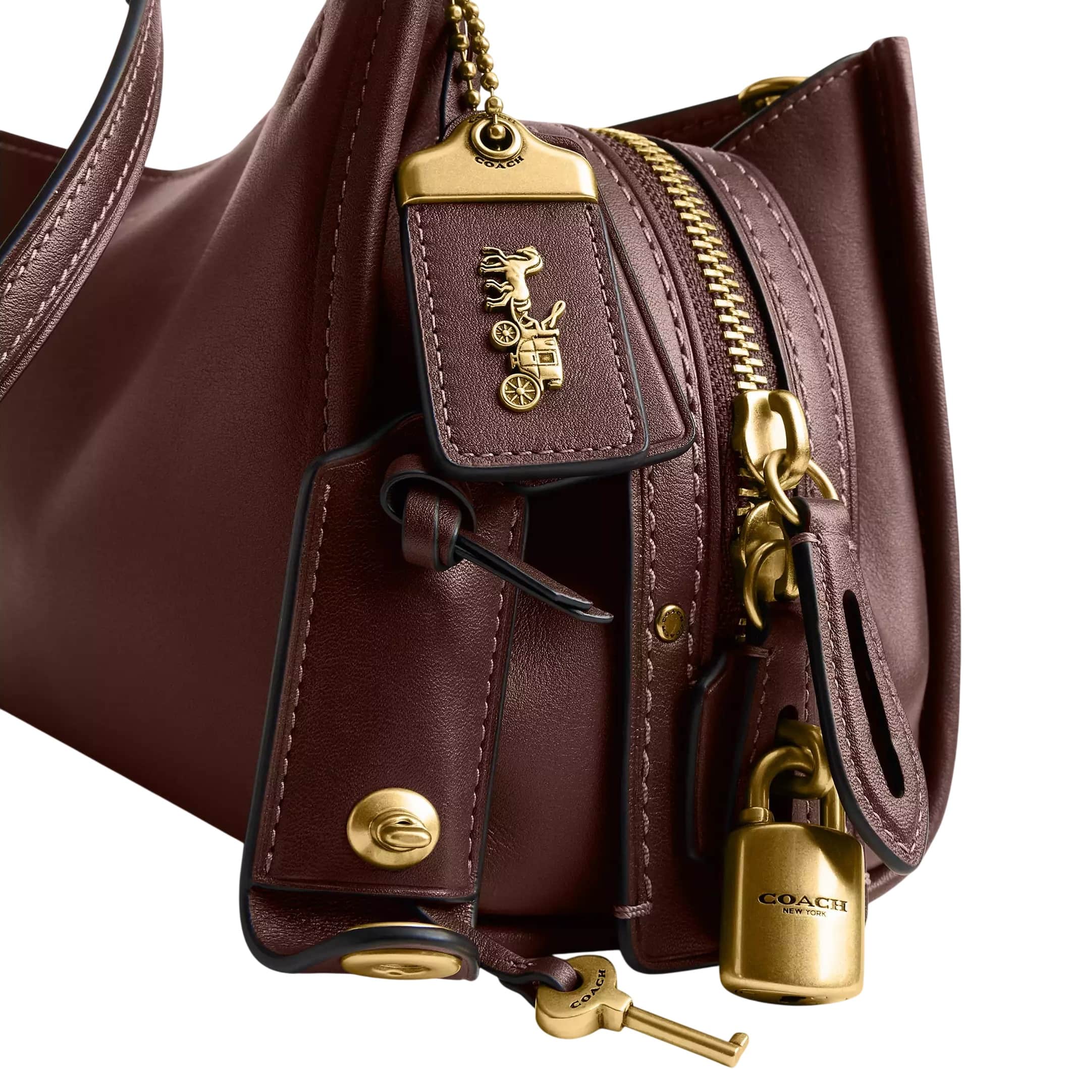 Túi Coach Rogue Bag 34 Maple CCX18 6