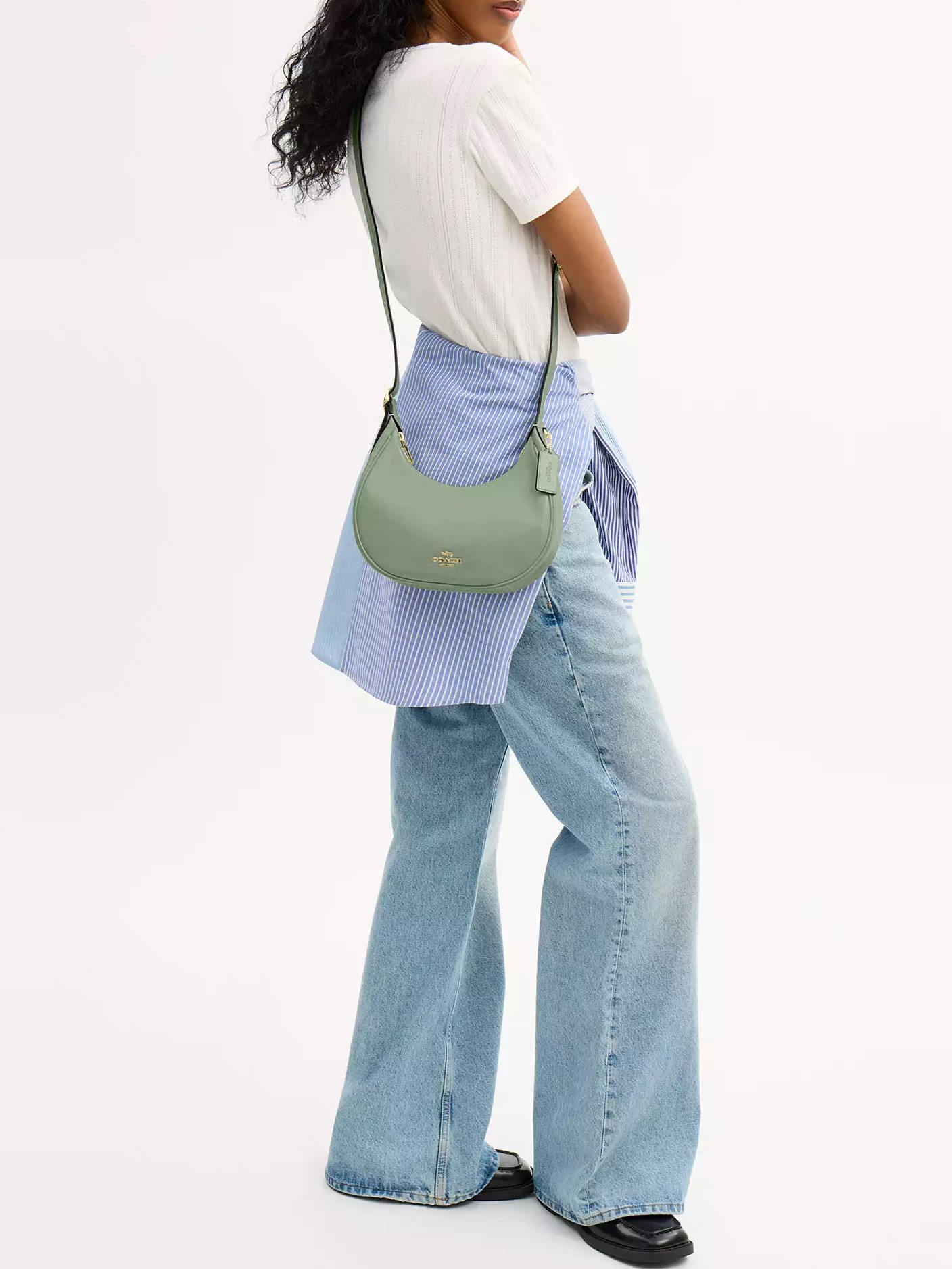 Túi Coach Emily Shoulder Bag Light Pistachio CDX24 11