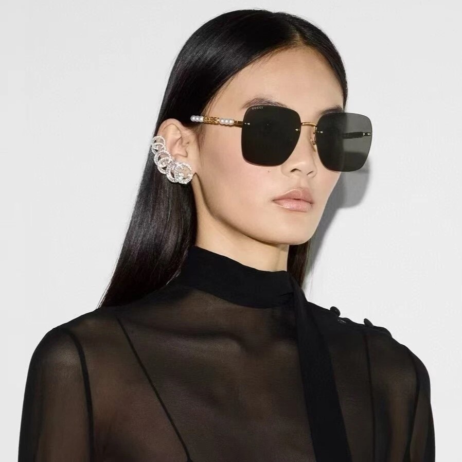 Kính Mát Nữ Gucci Square Sunglass GG1923SA 001 2