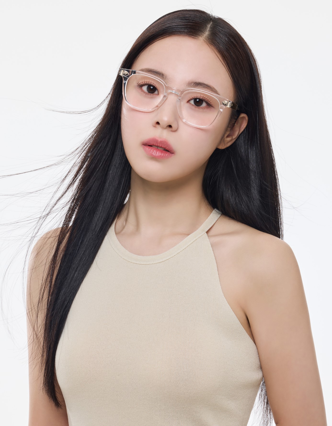Mắt kính Gentle Monster Kubo C1 Square Glasses in Clear Acetate Frame 1