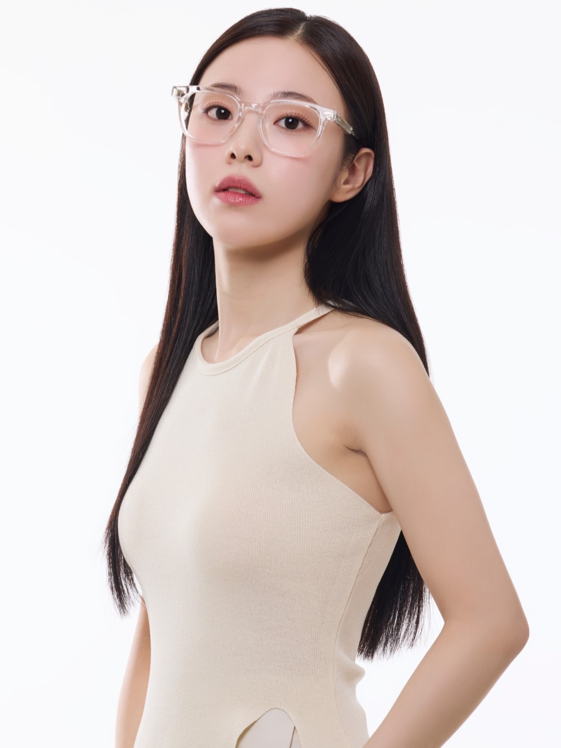 Mắt kính Gentle Monster Kubo C1 Square Glasses in Clear Acetate Frame 2