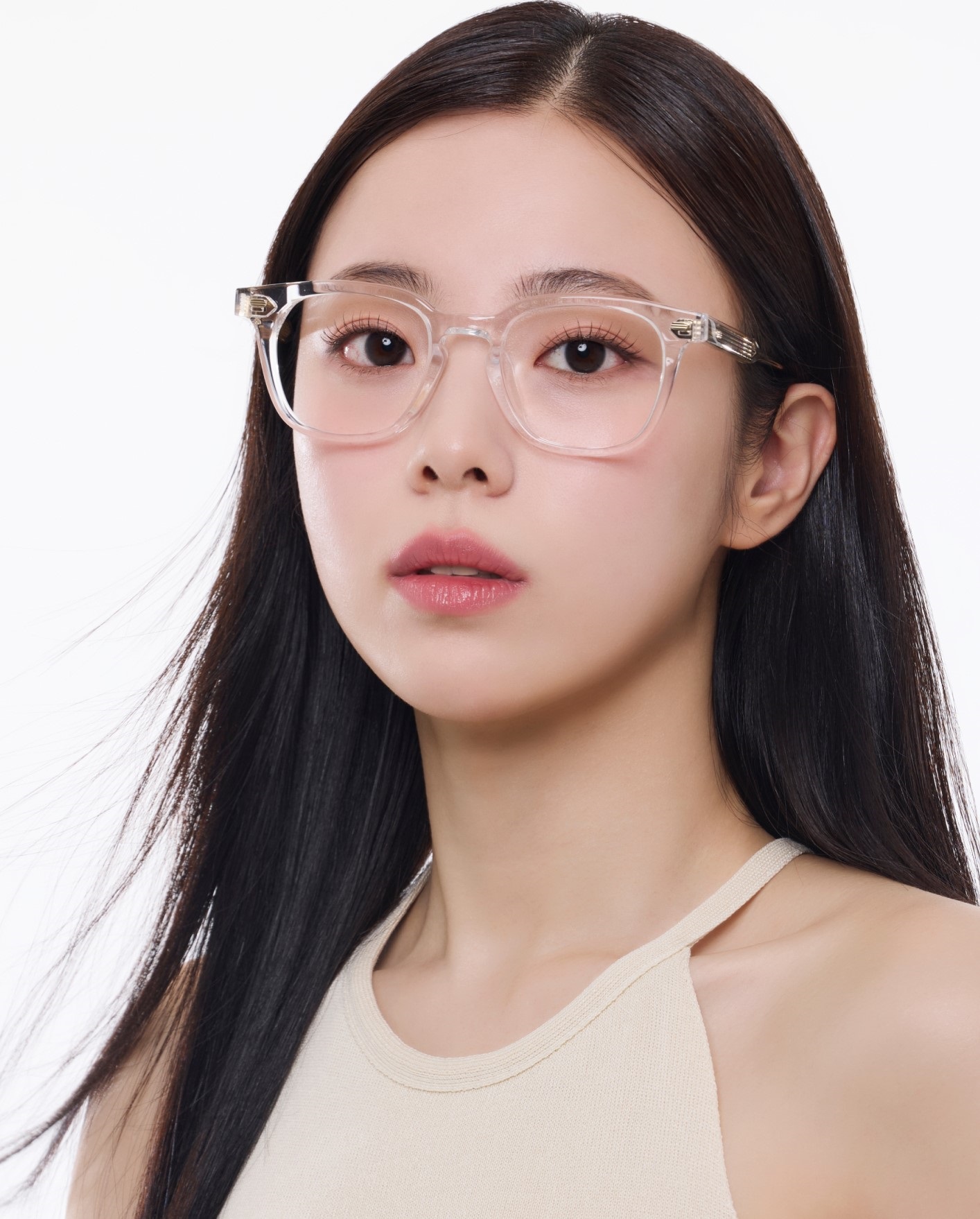 Mắt kính Gentle Monster Kubo C1 Square Glasses in Clear Acetate Frame 12