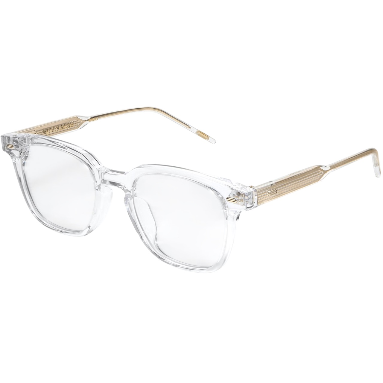 Mắt kính Gentle Monster Kubo C1 Square Glasses in Clear Acetate Frame 17