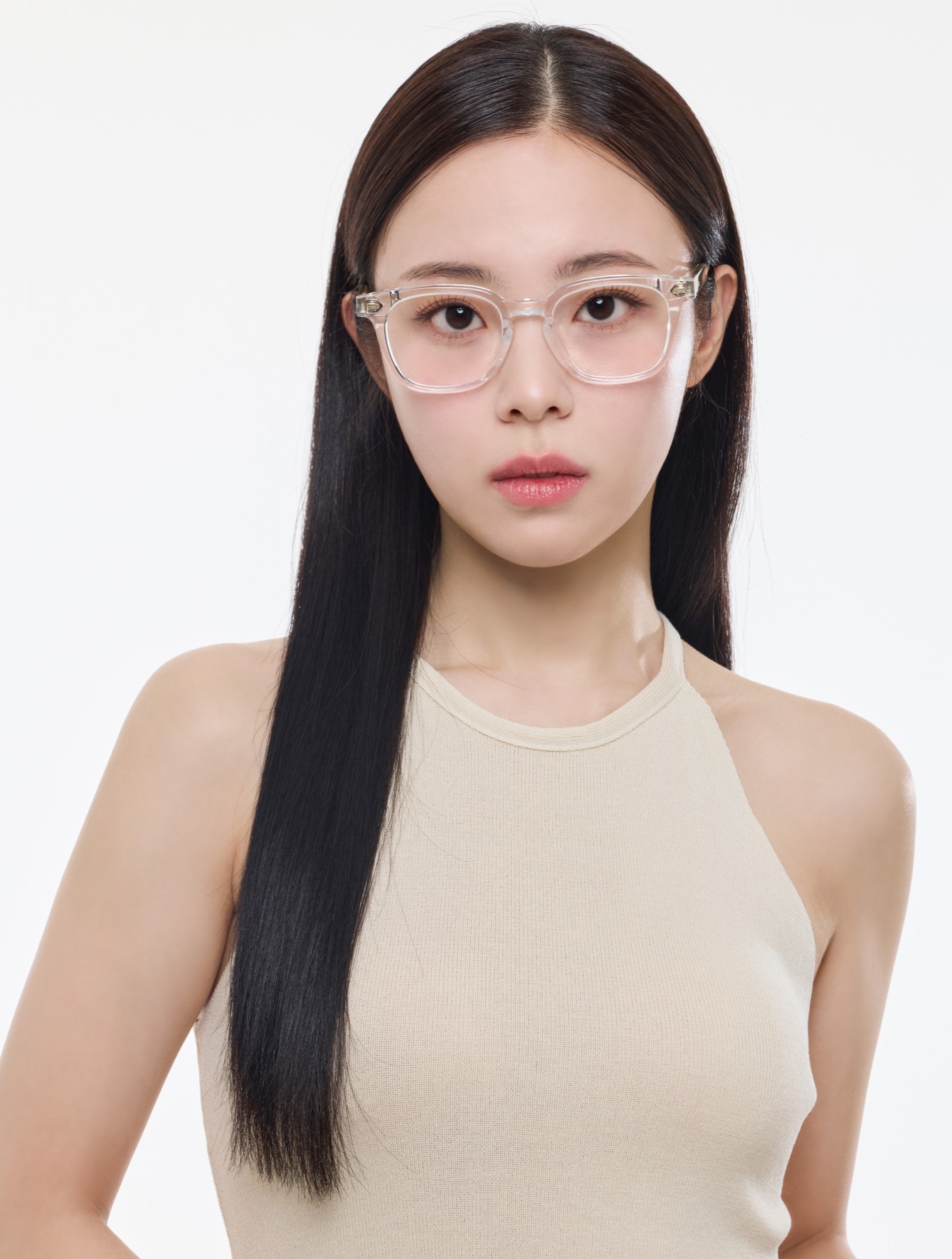 Mắt kính Gentle Monster Kubo C1 Square Glasses in Clear Acetate Frame 19