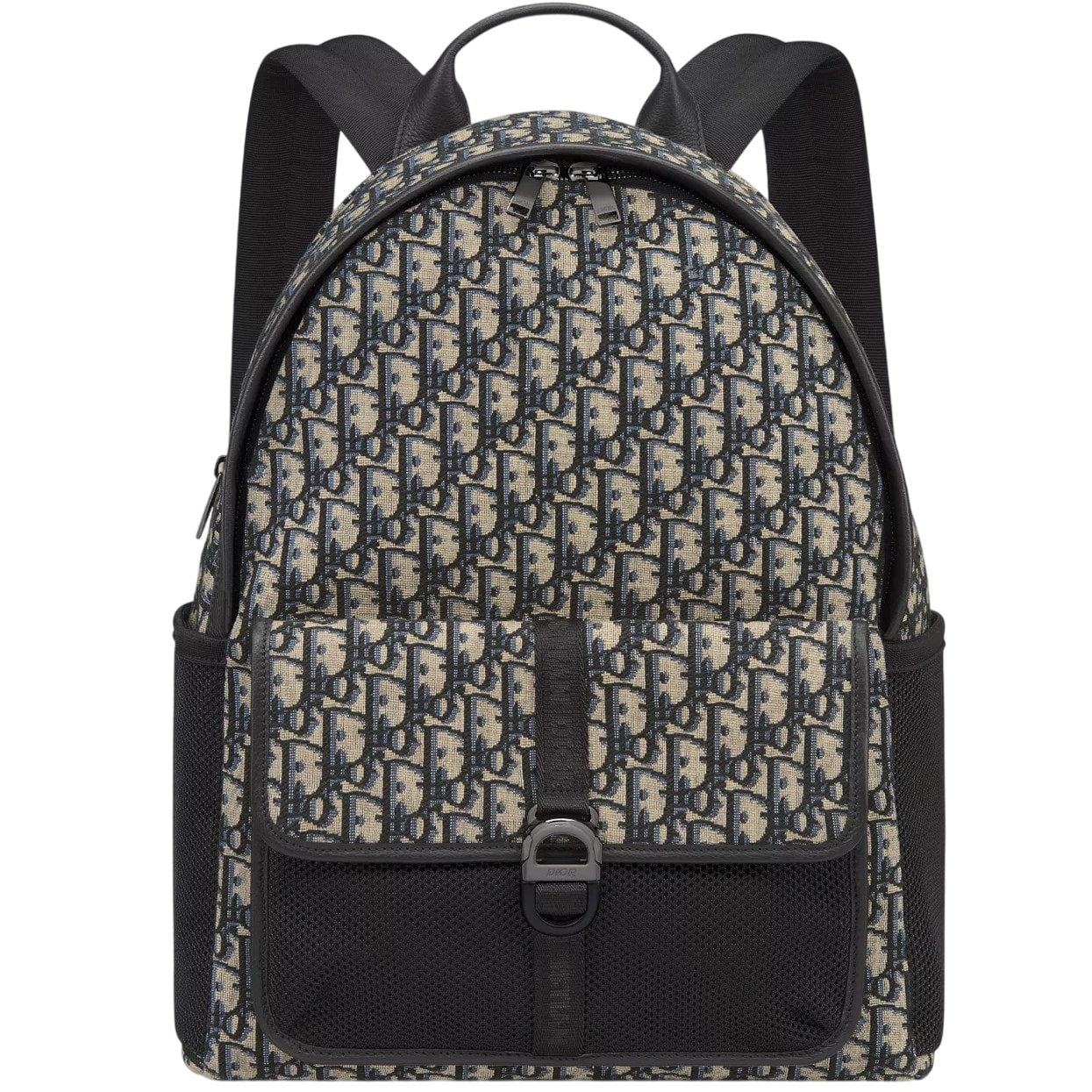Balo Dior 8 Backpack Beige and Black Dior Oblique Jacquard 1
