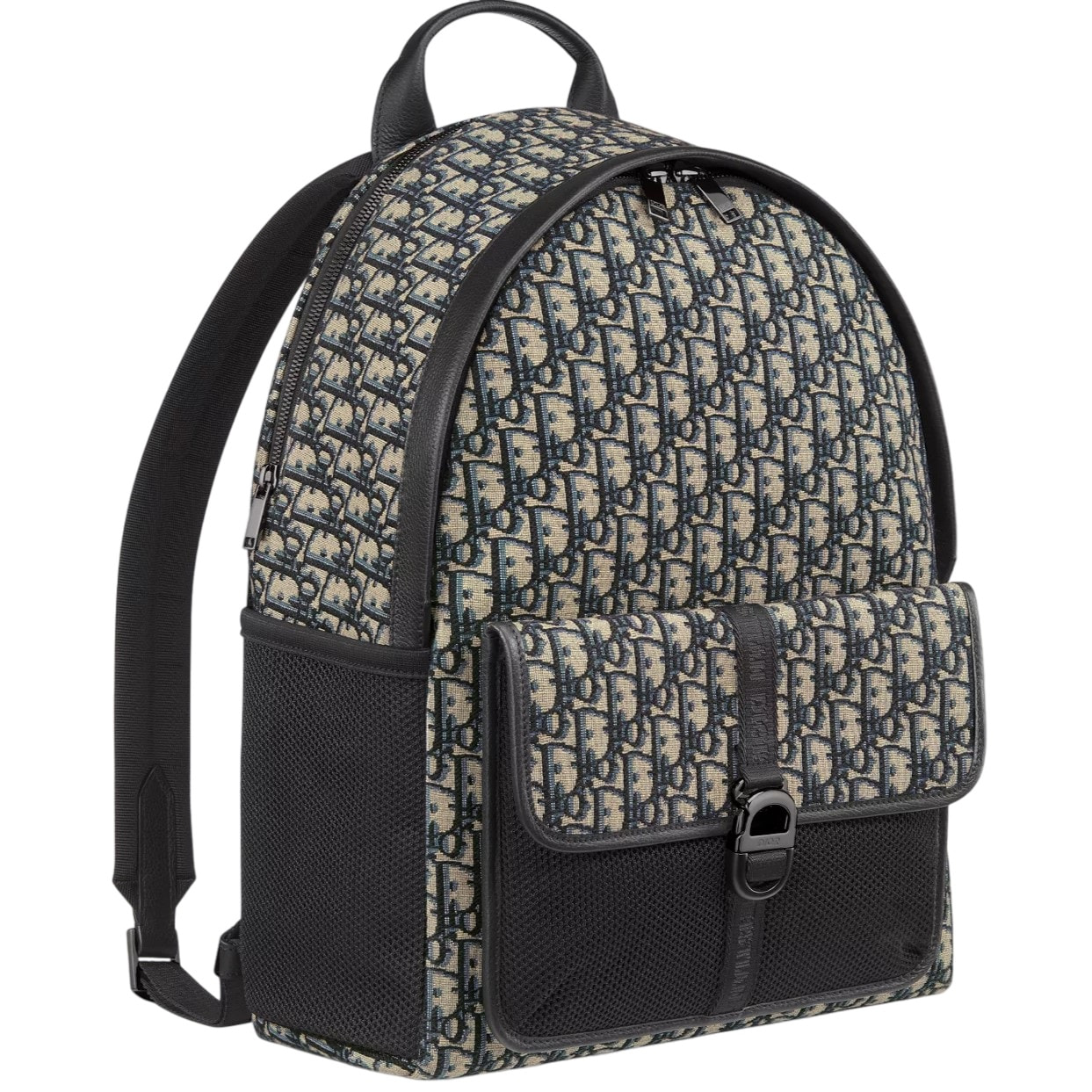 Balo Dior 8 Backpack Beige and Black Dior Oblique Jacquard 4