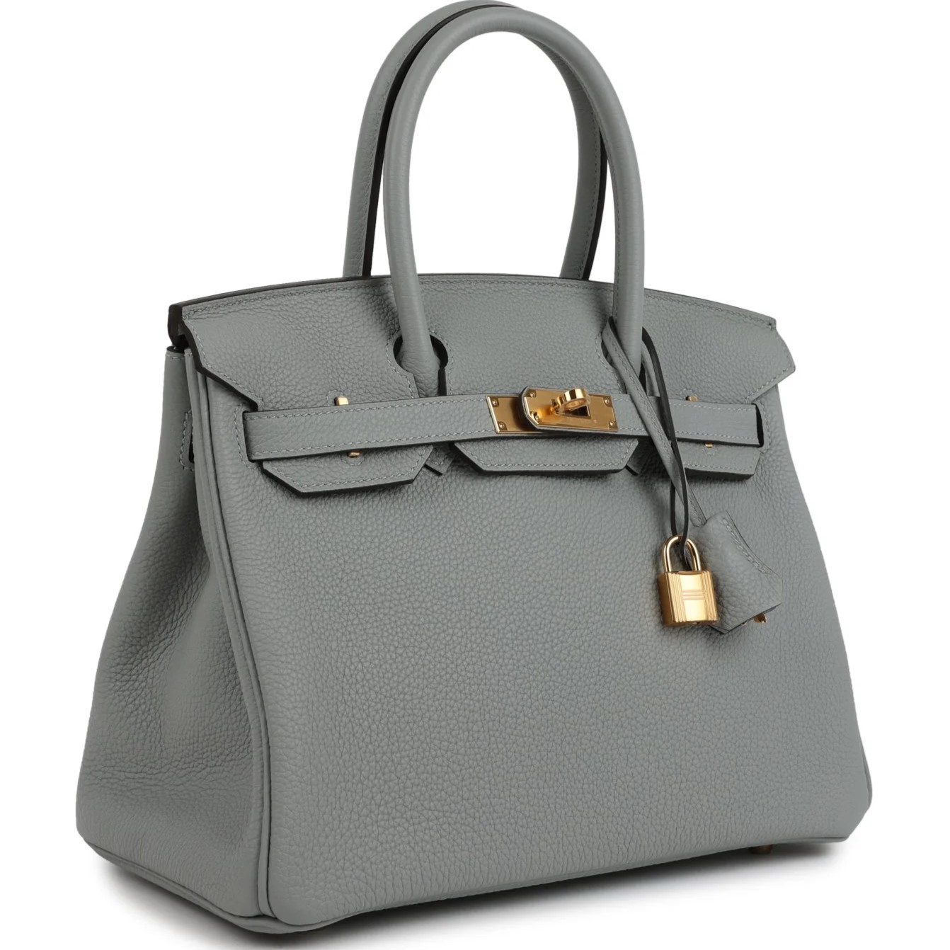 Túi Hermès Birkin 30 Bleu Glacier Togo Gold Hardware 3