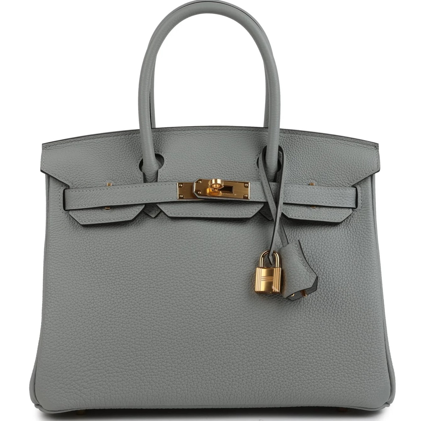 Túi Hermès Birkin 30 Bleu Glacier Togo Gold Hardware 6