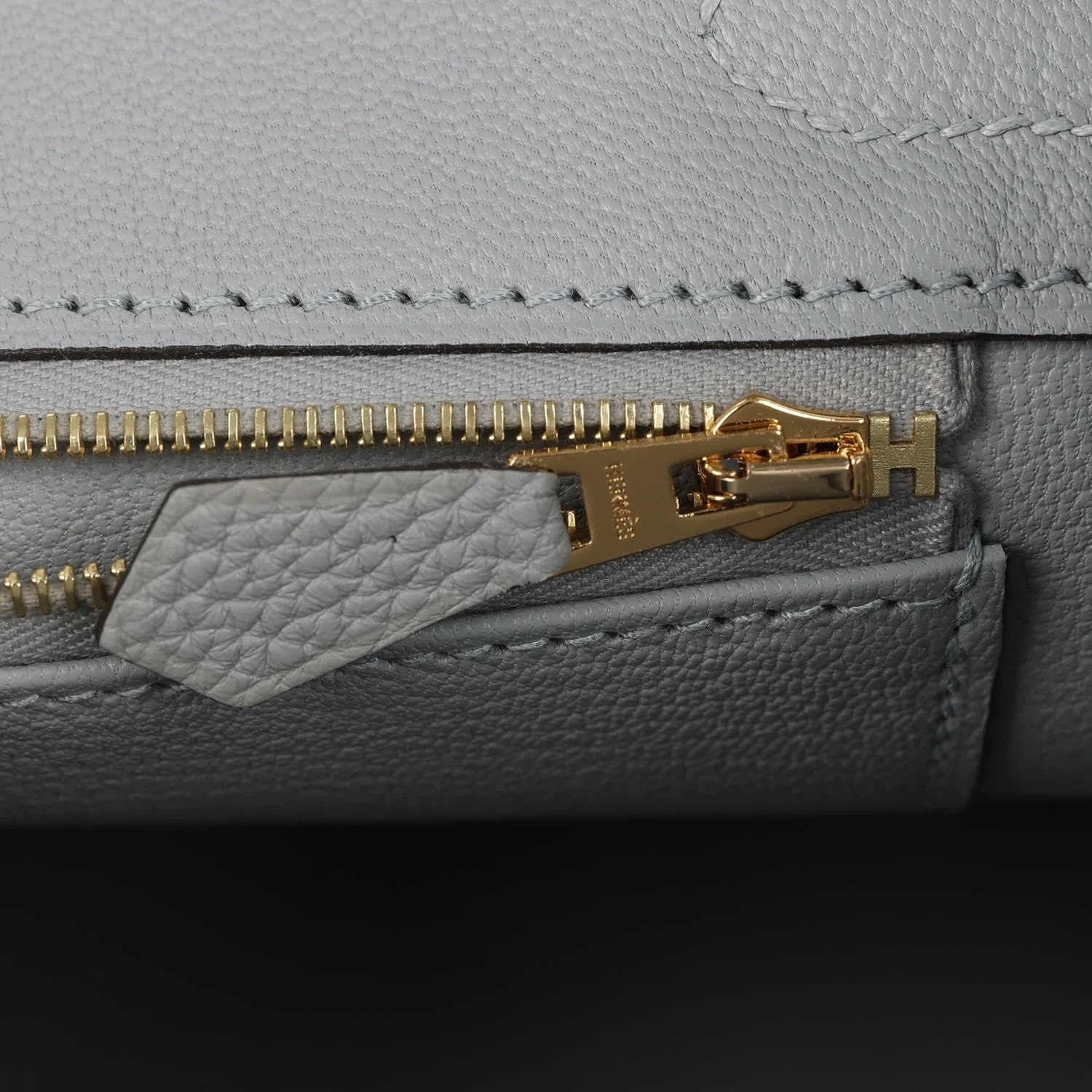 Túi Hermès Birkin 30 Bleu Glacier Togo Gold Hardware 7