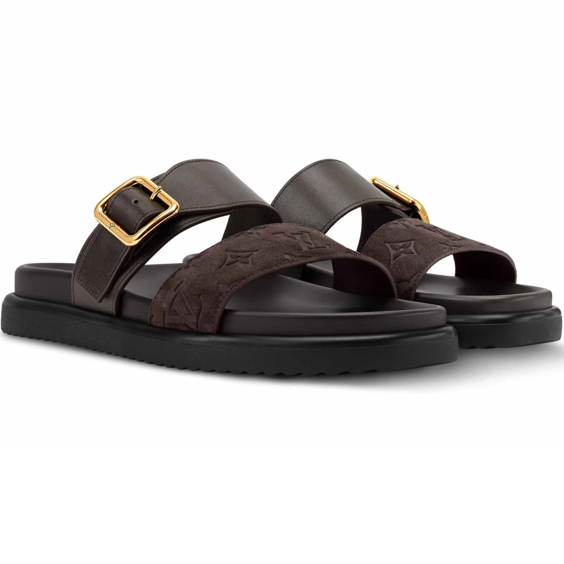 Dép Louis Vuitton LV Venice Mule Brown 8