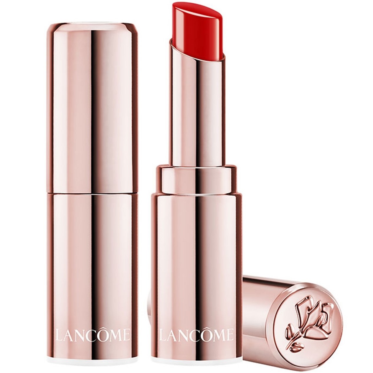 SON LANCOME L ABSOLU MADEMOISELLE SHINE BALMY FEEL LIPSTICK 157 MADEMOISELLE STANDS OUT MÀU ĐỎ 4