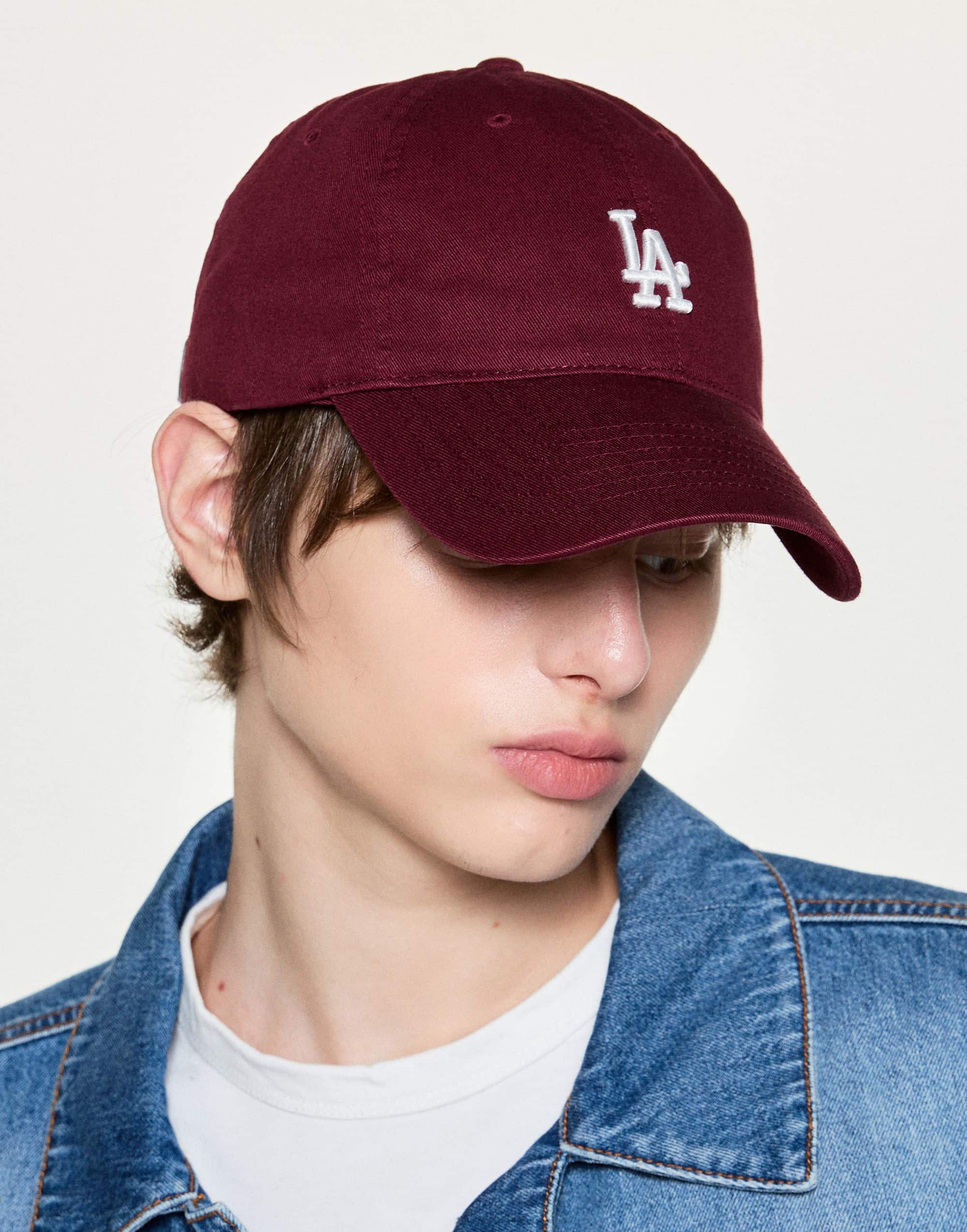 Nón MLB LA Rookie Unstructured Ball Cap LA Dodgers Wine 3ACP7701N-07WIS 7