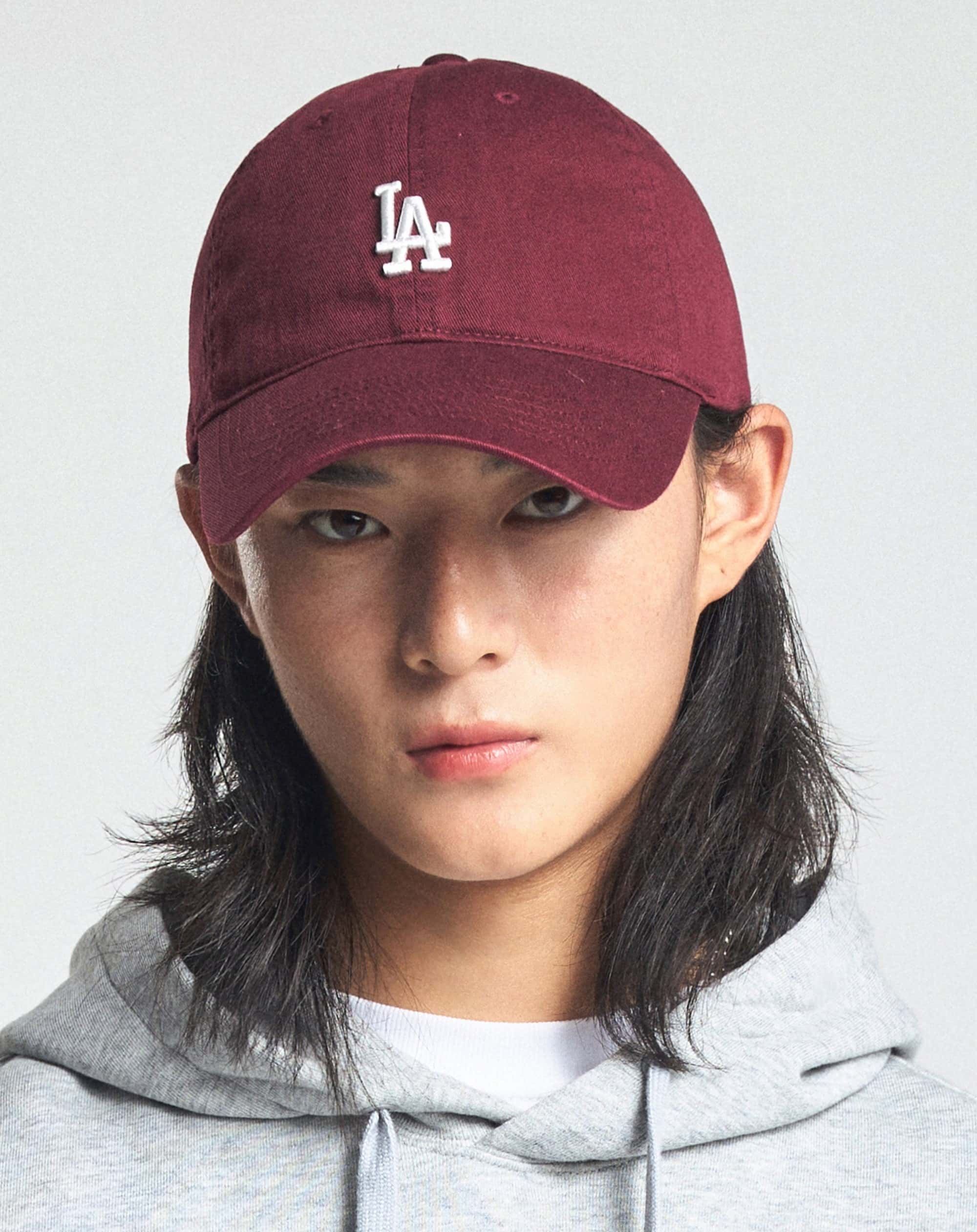 Nón MLB LA Rookie Unstructured Ball Cap LA Dodgers Wine 3ACP7701N-07WIS 15