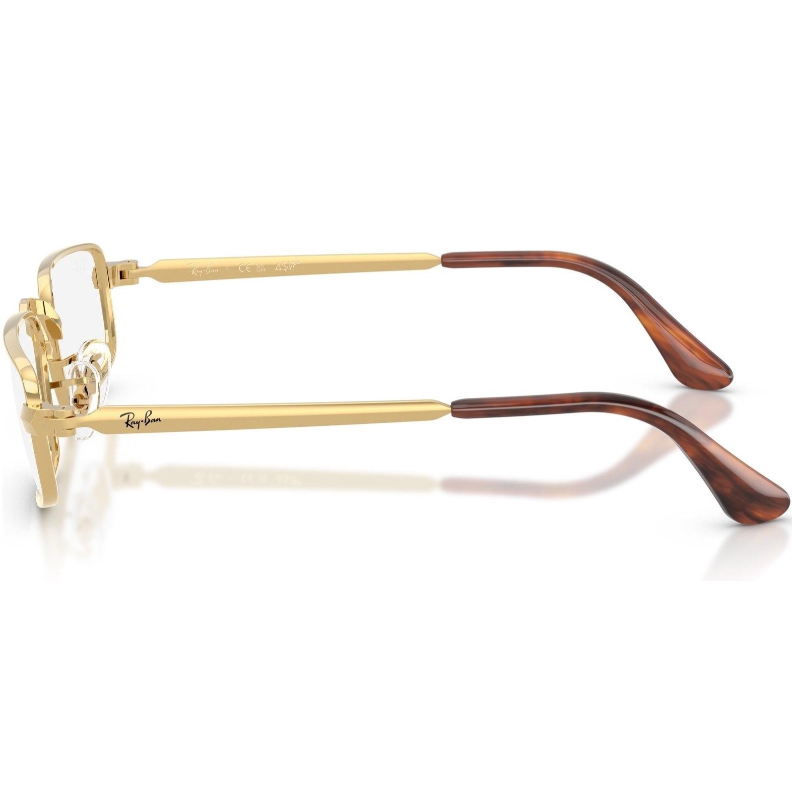 Gọng Kính Cận RayBan Rocky Polished Arista Gold RB3927V 2