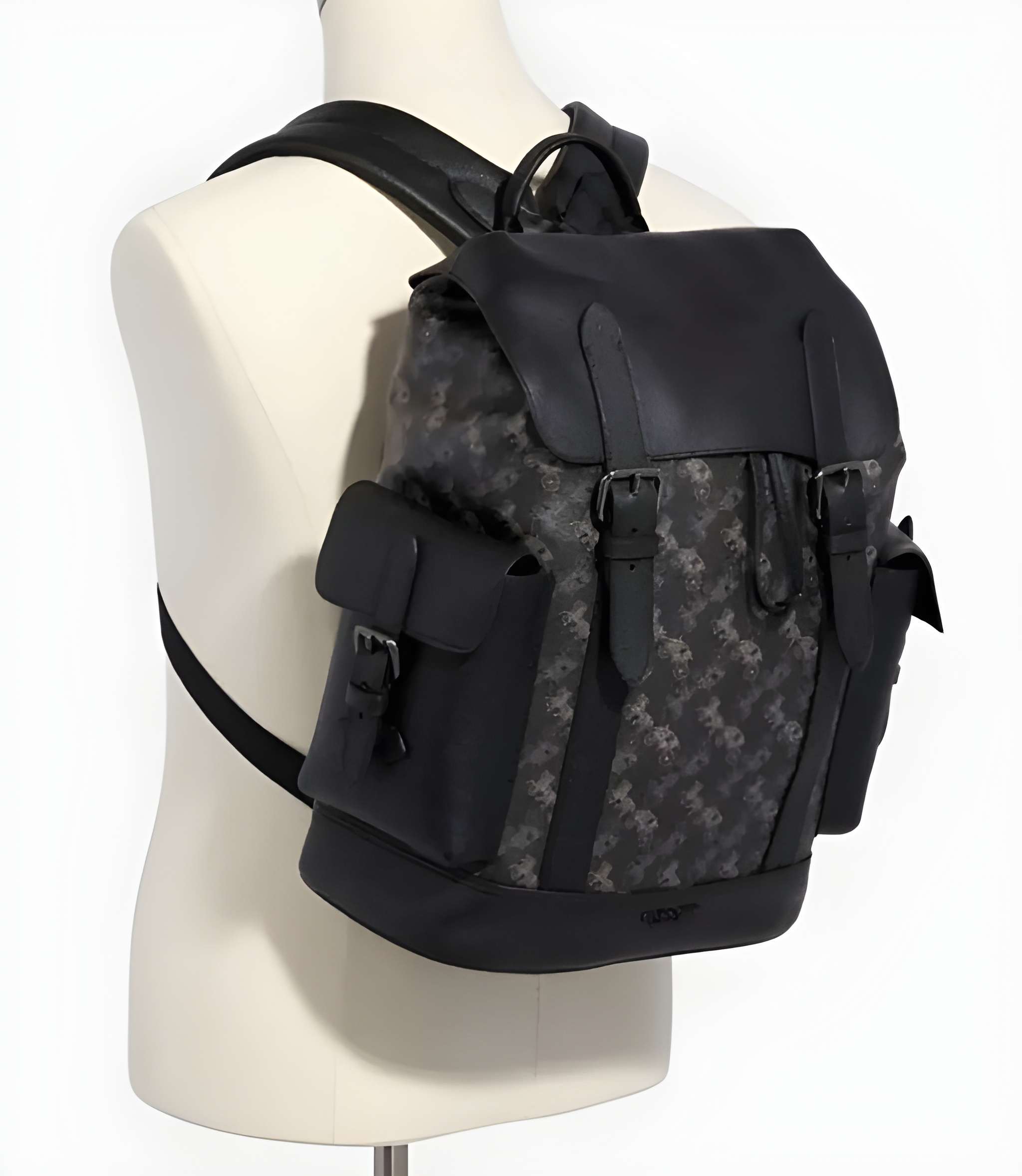 Ba lô Coach Hudson Backpack With Horse And Carriage Print Black Multi 89897 2