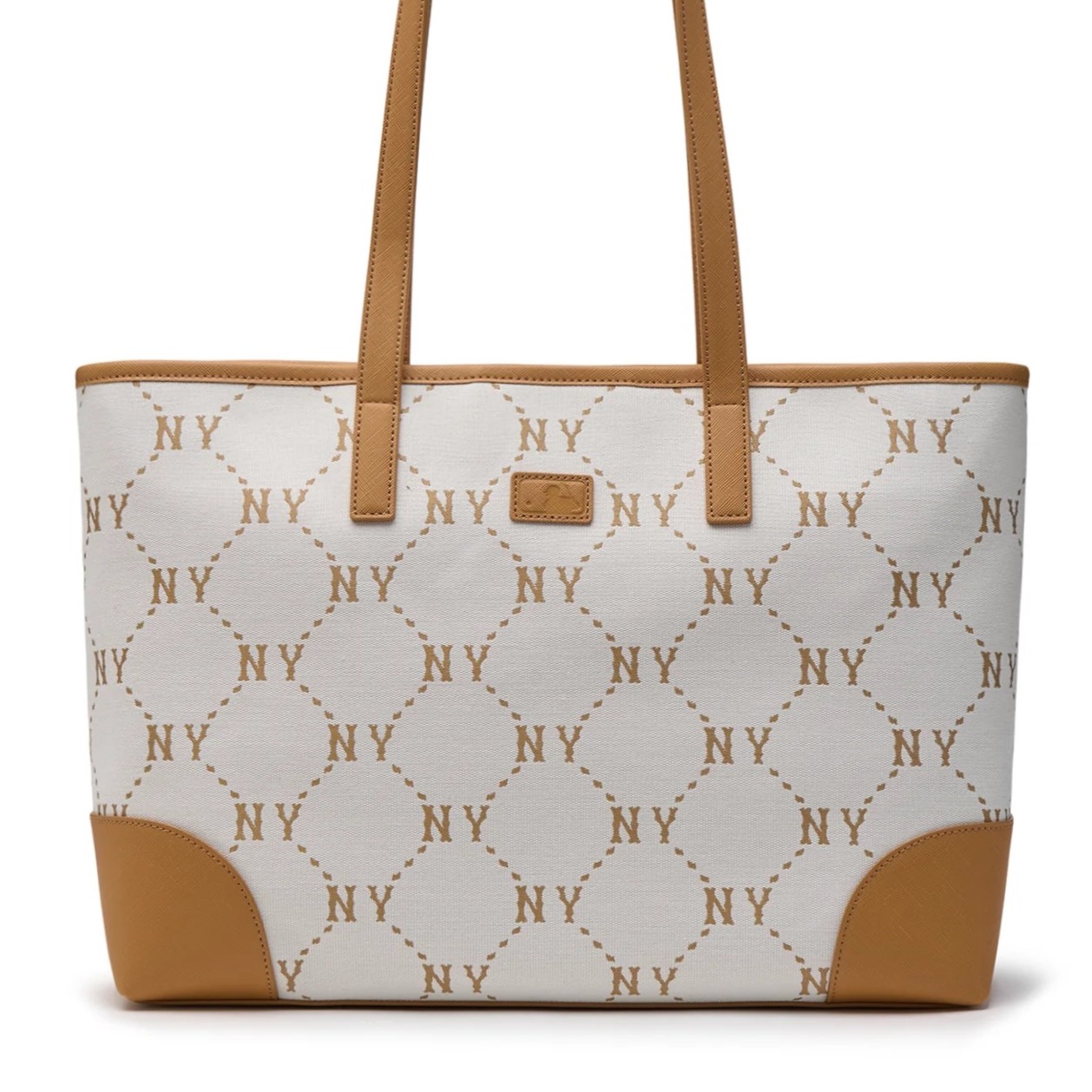 TÚI TOTE MLB KOREA DIAMOND MONOGRAM JACQUARD LARGE TOTE BAG NEW YORK YANKEES BROWN 3AORL014N-50CRS 16