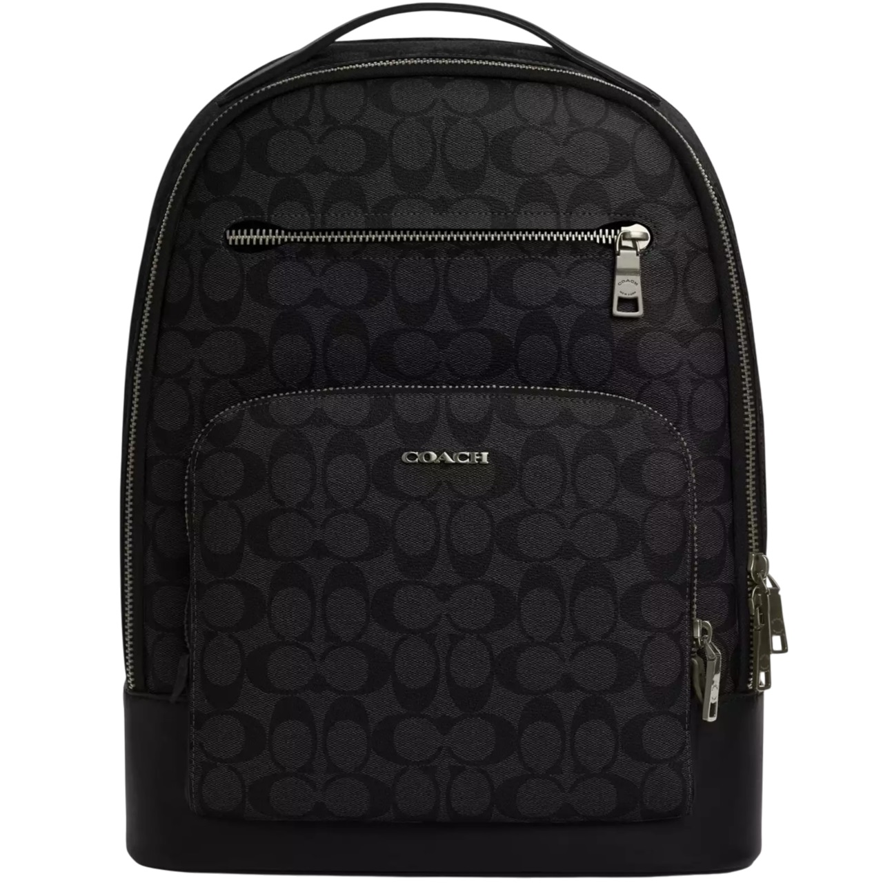 Balo Coach Ethan Backpack In Signature Canvas Gunmetal Black CL962 1