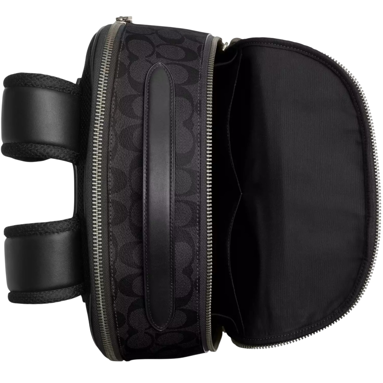 Balo Coach Ethan Backpack In Signature Canvas Gunmetal Black CL962 3