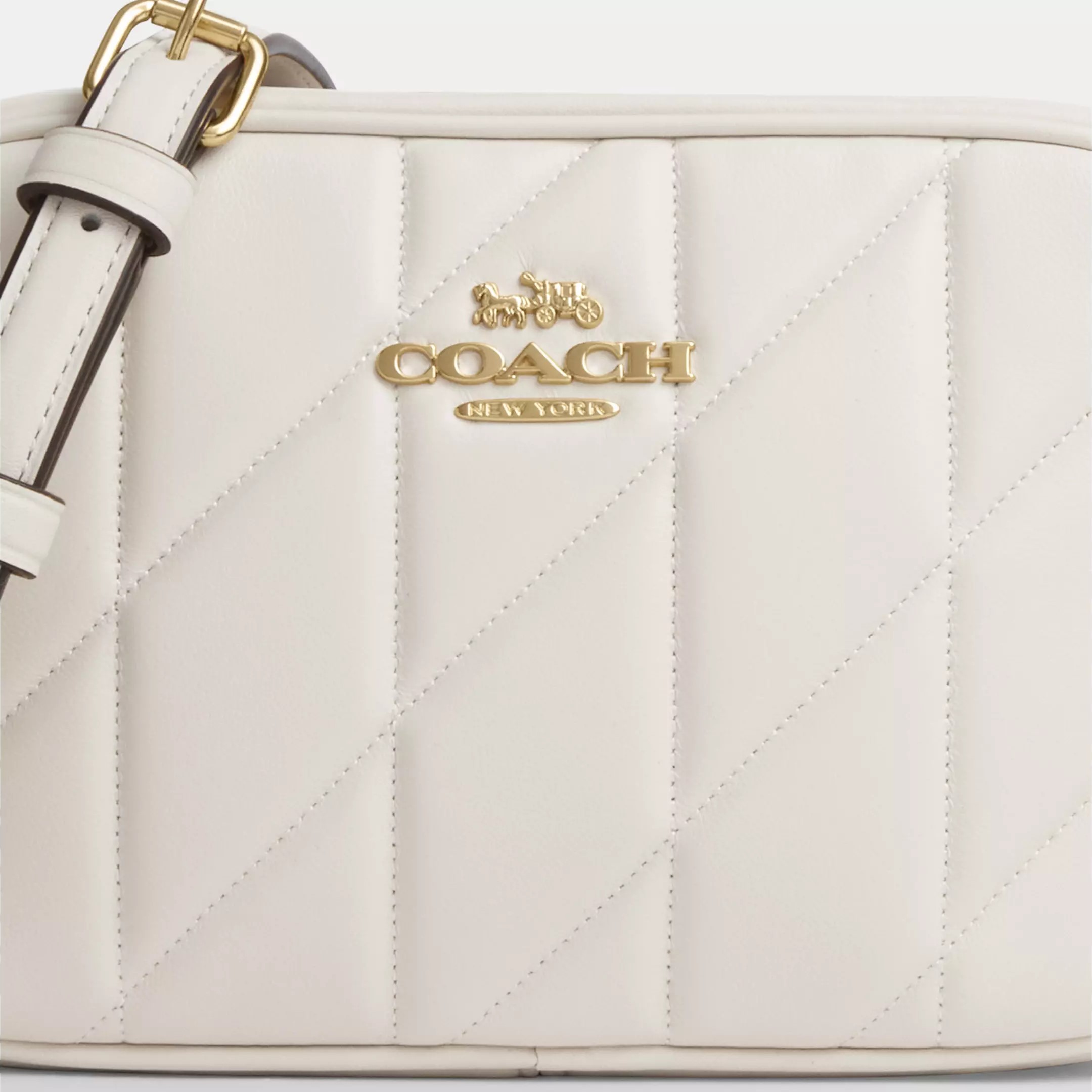 Túi xách Coach Mini Jamie Camera Bag With Quilting Chalk CY779 1