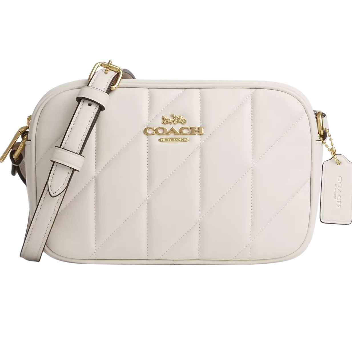 Túi xách Coach Mini Jamie Camera Bag With Quilting Chalk CY779 5