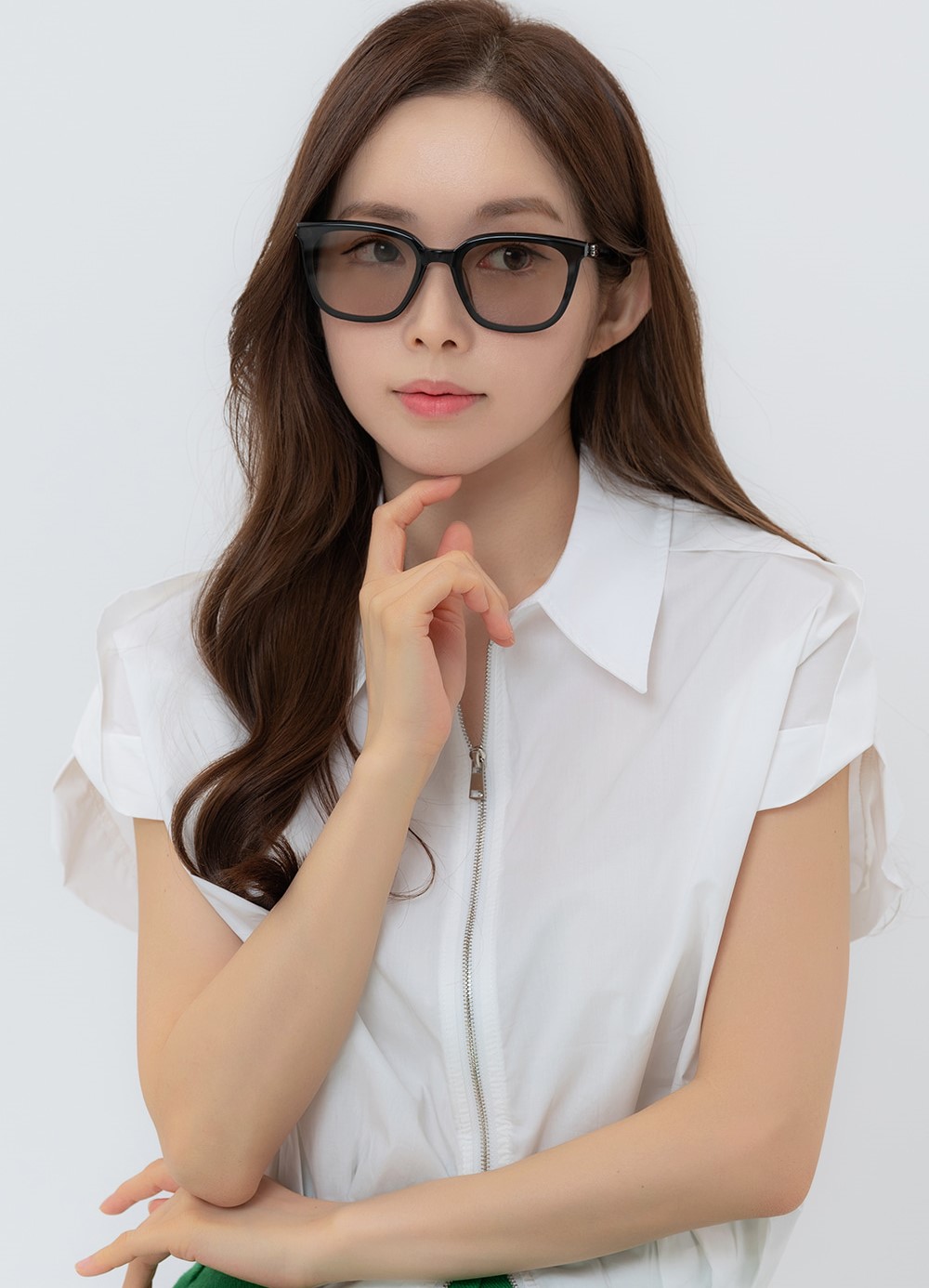 MẮT KÍNH GM GENTLE MONSTER PINO 01(BR) BROWN LENSES BLACK ACETATE FRAME 5