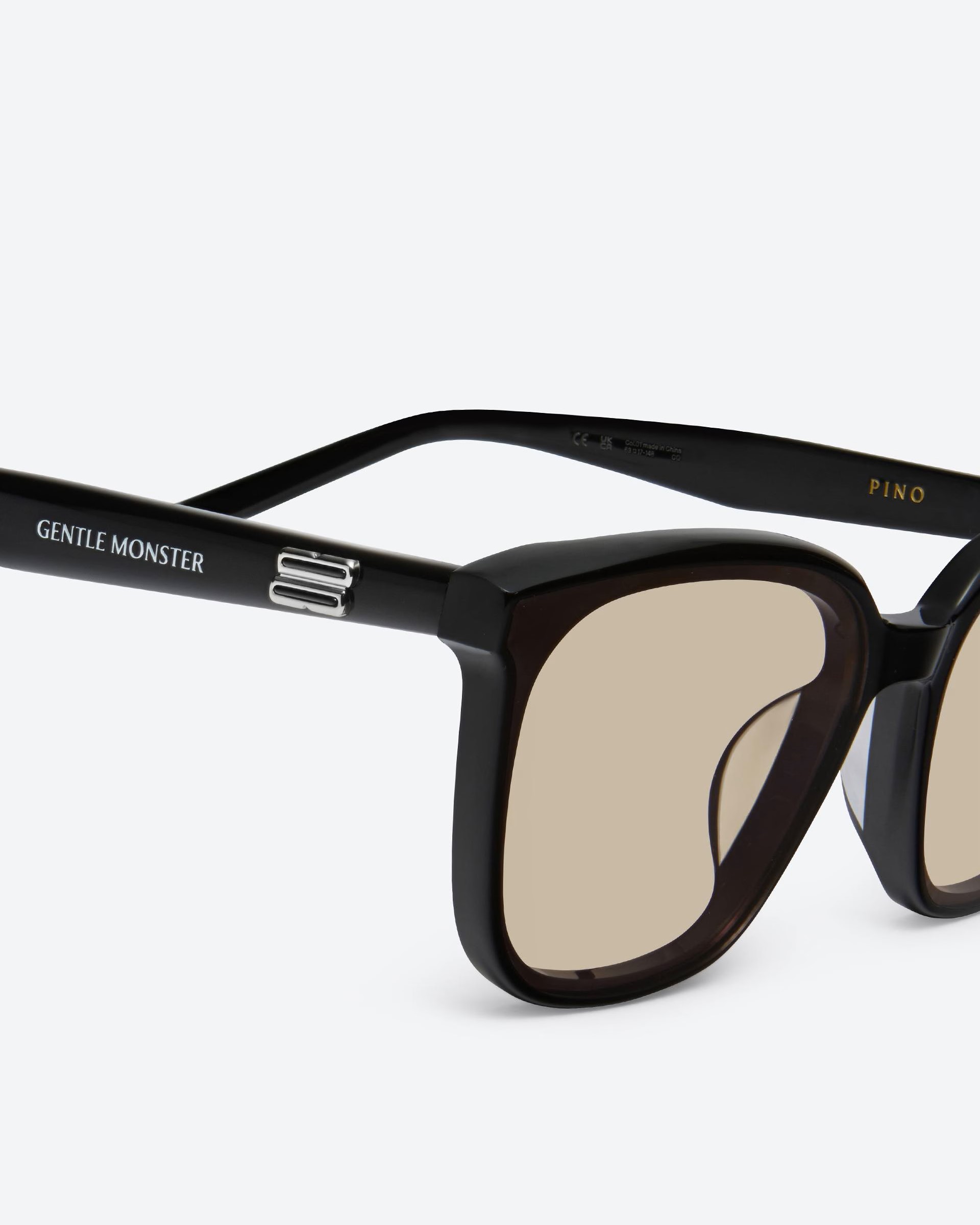 MẮT KÍNH GM GENTLE MONSTER PINO 01(BR) BROWN LENSES BLACK ACETATE FRAME 7
